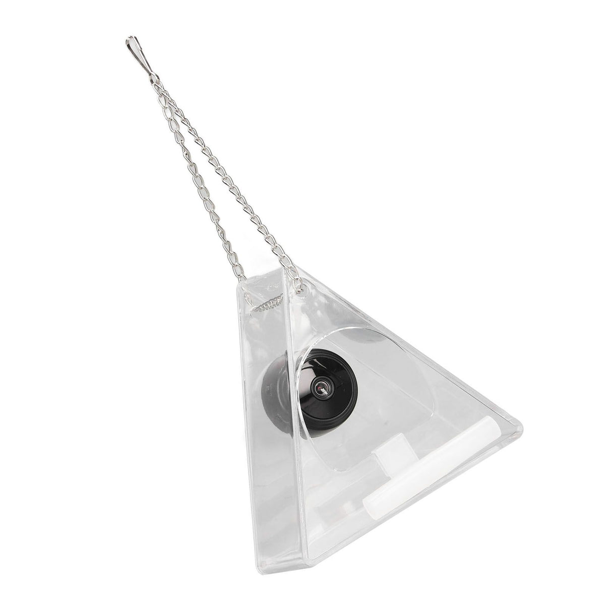 Smart Camera Bird Feeder Real Time Monitoring Hanging Bird Feeders for Outdoors Garden Triangle