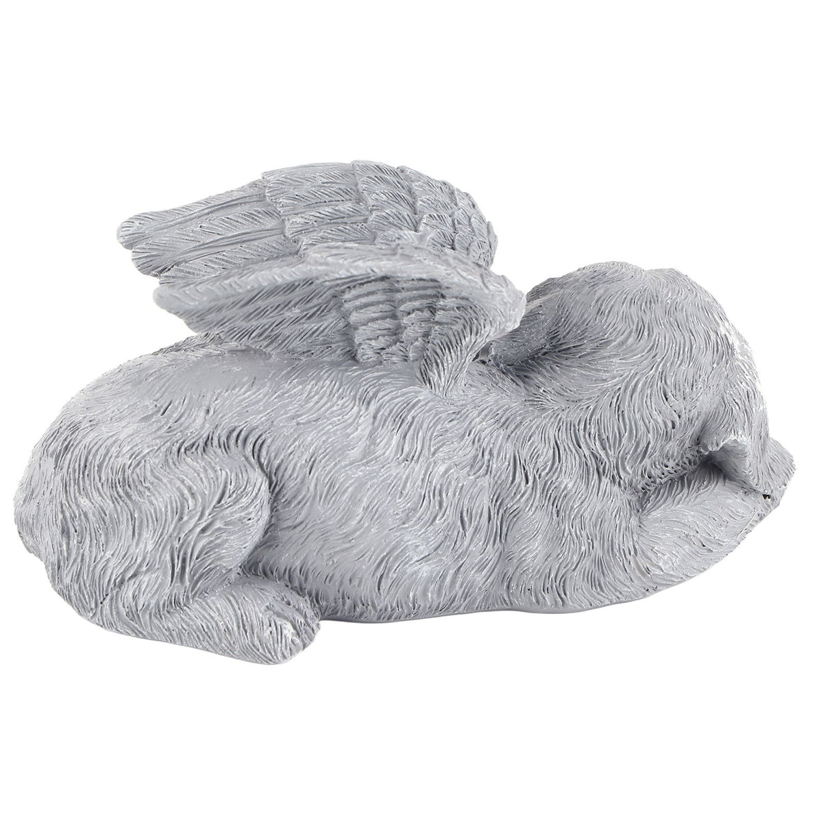 Pet Memorial Statue Resin Sleeping Pet Angel Garden Sculpture for Pet Memorial Gravestone Ornament Angel Dog