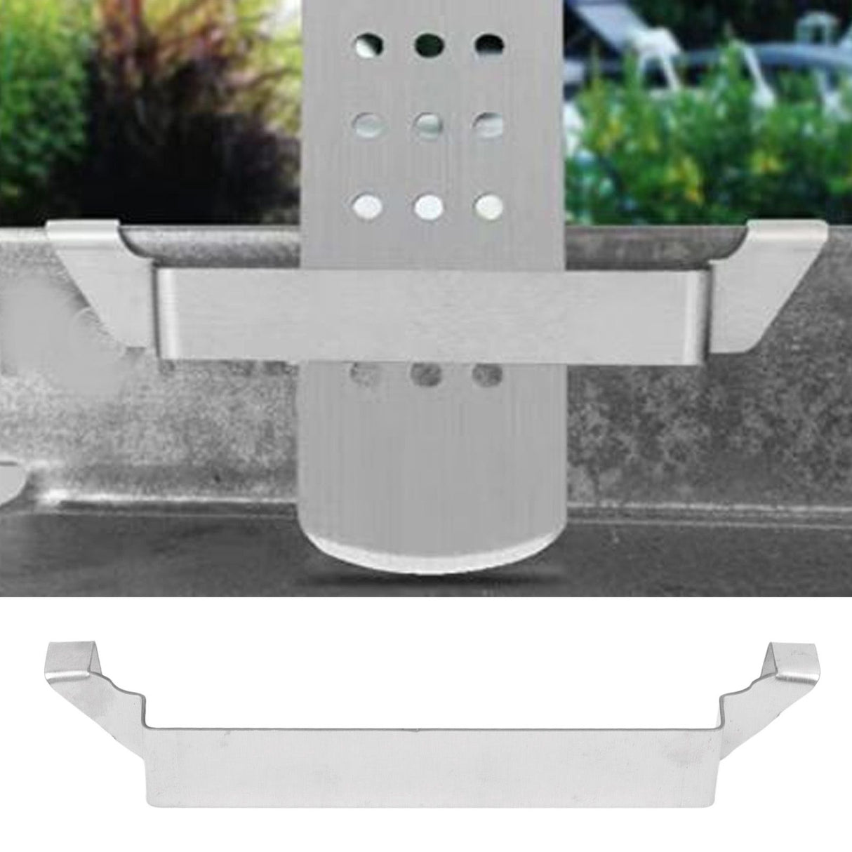 Griddle Spatula Holder Heat Resistant Stainless Steel BBQ Spatula Rack Griddle Tool Holder for Grill Barbecue Tool Style 1