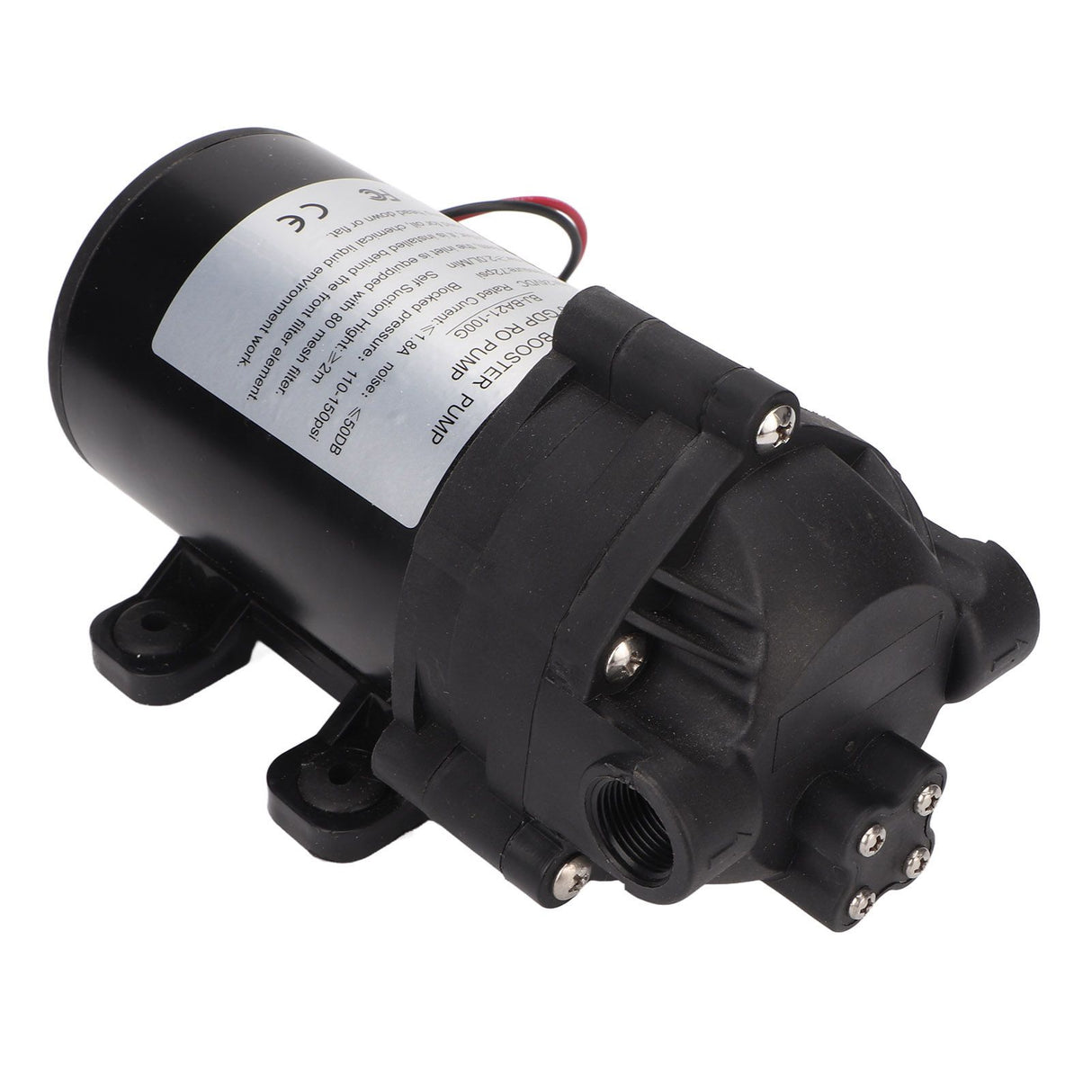 Self Priming Pump Water Booster Diaphragm Pressure G3/8 Female Thread Kitchen Bath Fixtures