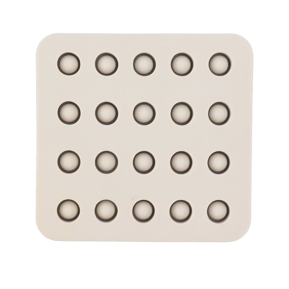 Wax Queen Grafting Cups Silicone Mold Beekeeping Beeswax Queen Cell Cups Making Mold 4 Rows 96x92x14mm