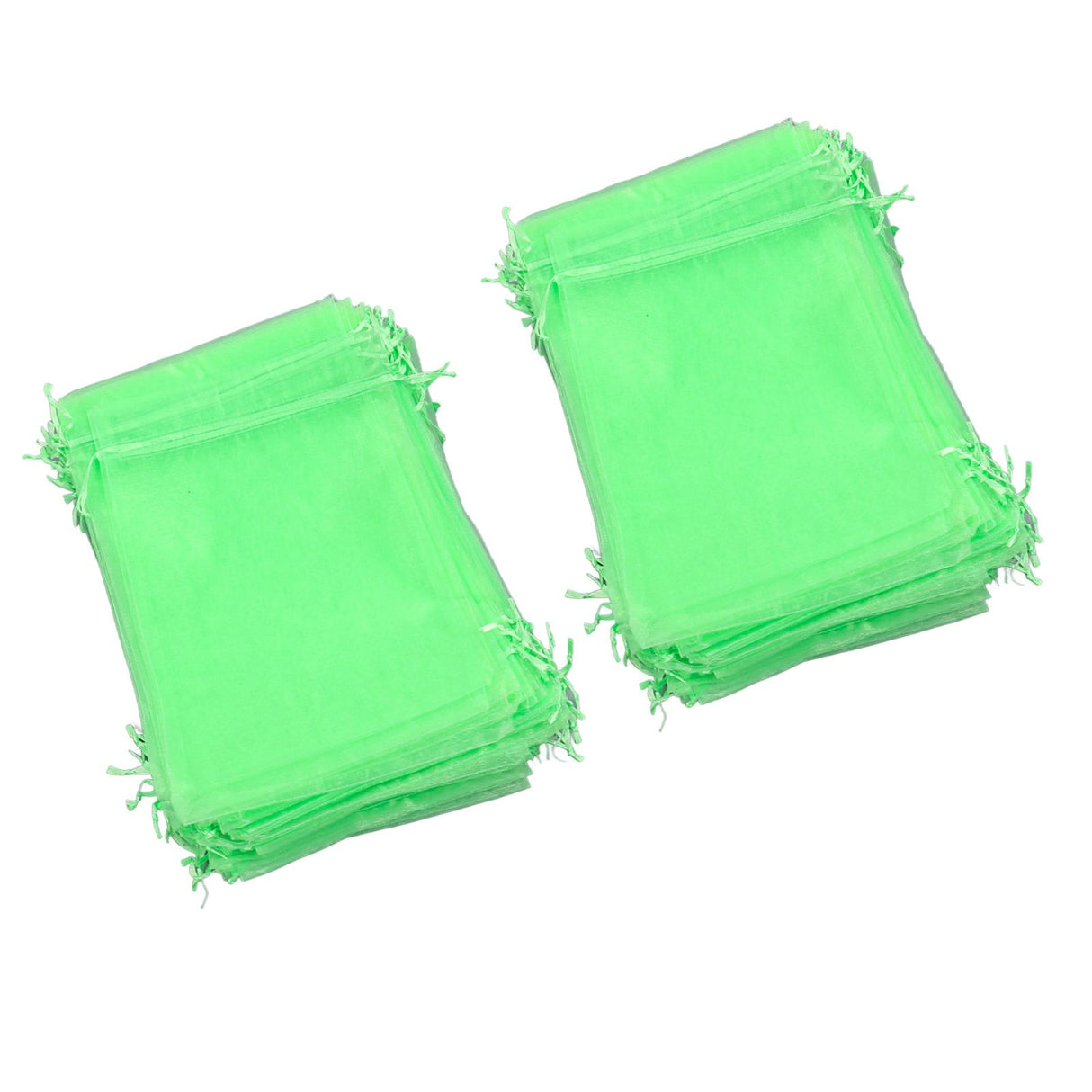 100PCS Fruit Protection Netting Bag Reusable Garden Mesh Barrier Bag for Plant Flower Fruit Trees Green 7x9cm/2.8x3.5in
