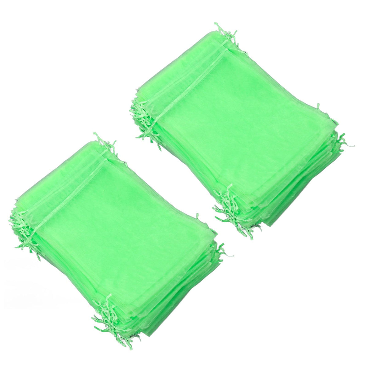 100PCS Fruit Protection Netting Bag Reusable Garden Mesh Barrier Bag for Plant Flower Fruit Trees Green 20x30cm/7.9x11.8in