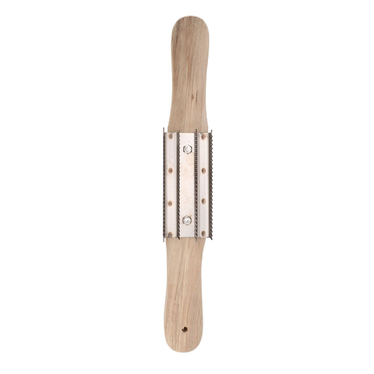 15 Inch Buffing Wheel Rake with Wooden Handle for Compound Cleaning Removing Residual Compounds Metal