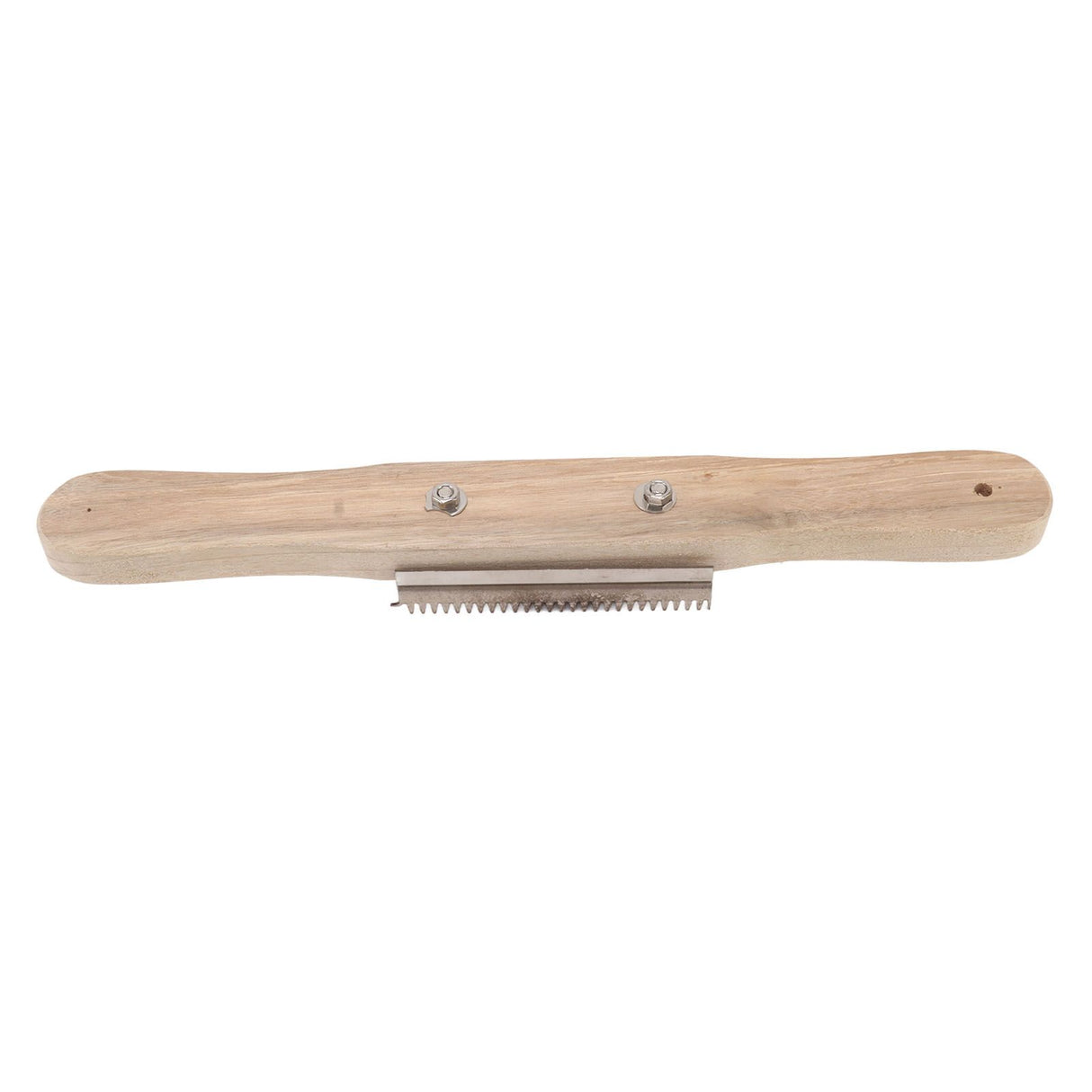 15 Inch Buffing Wheel Rake with Wooden Handle for Compound Cleaning Removing Residual Compounds Metal