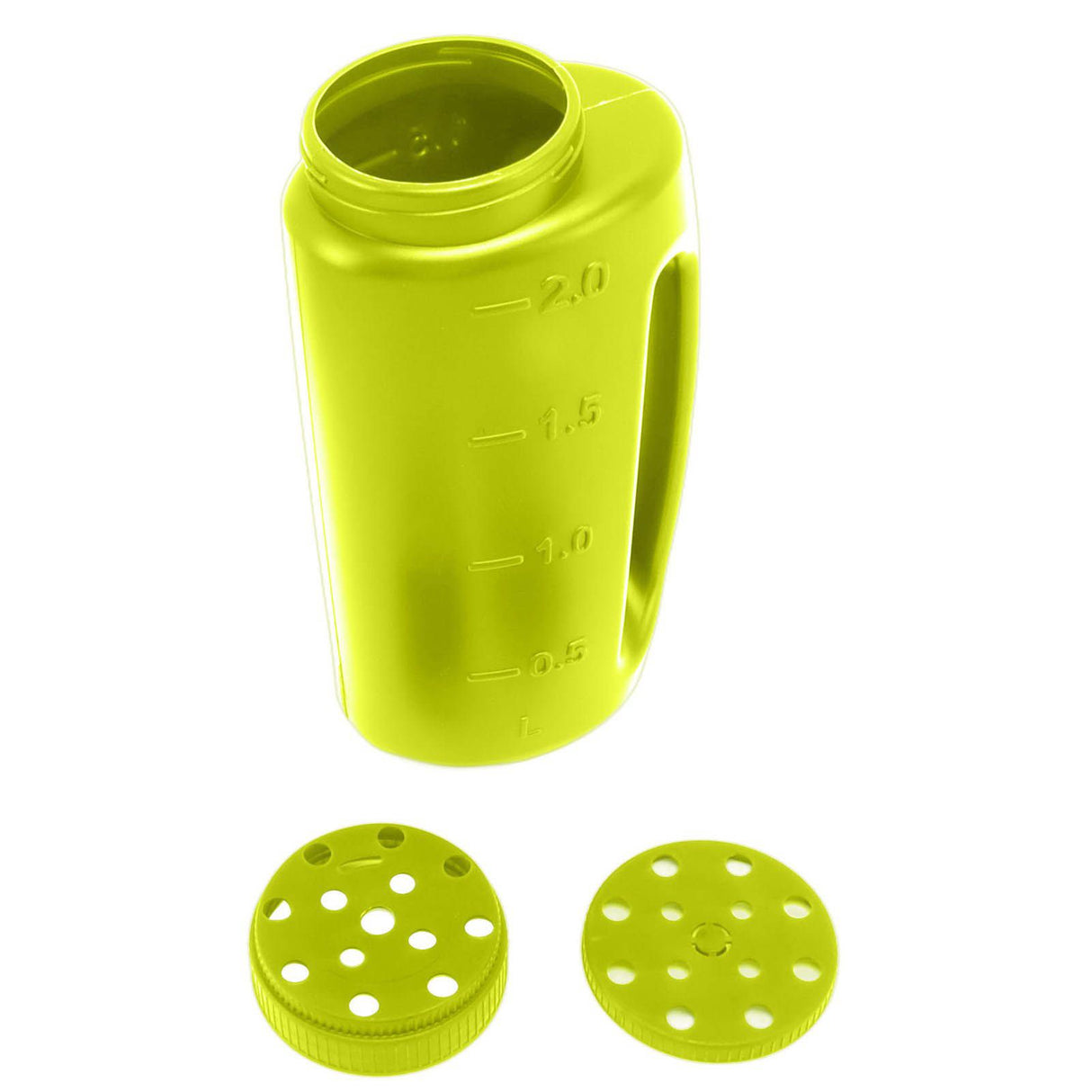 Handheld Fertilizer Spreader Hand Held Grass Seed Spreader Crop Spreading Salt Sowing Pot Green