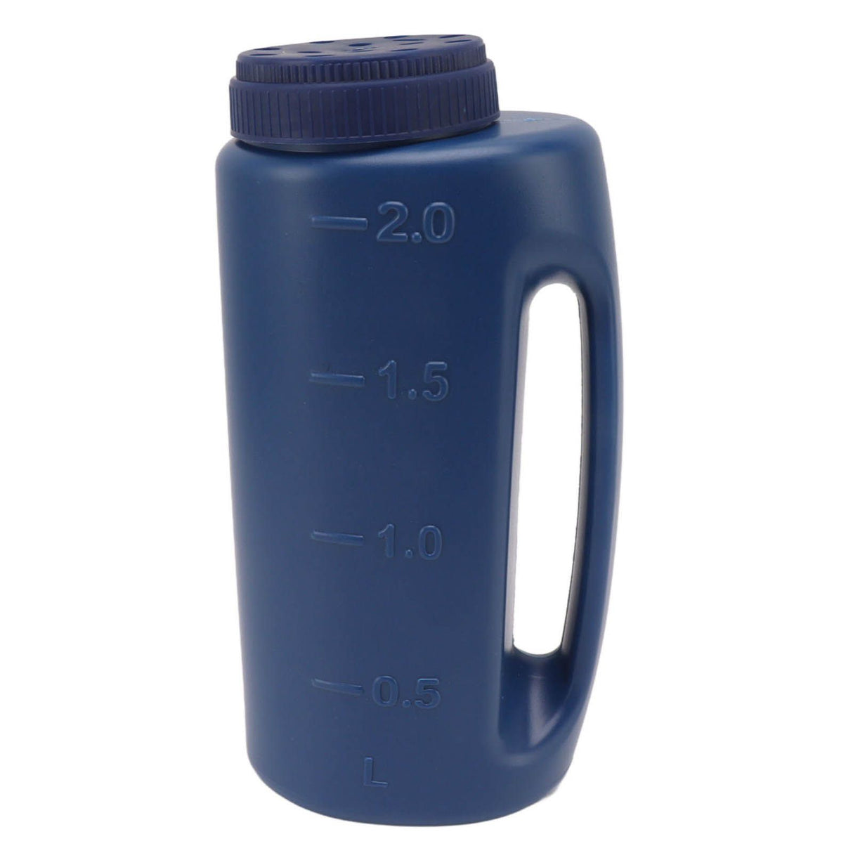 Handheld Fertilizer Spreader Hand Held Grass Seed Spreader Crop Spreading Salt Sowing Pot Blue