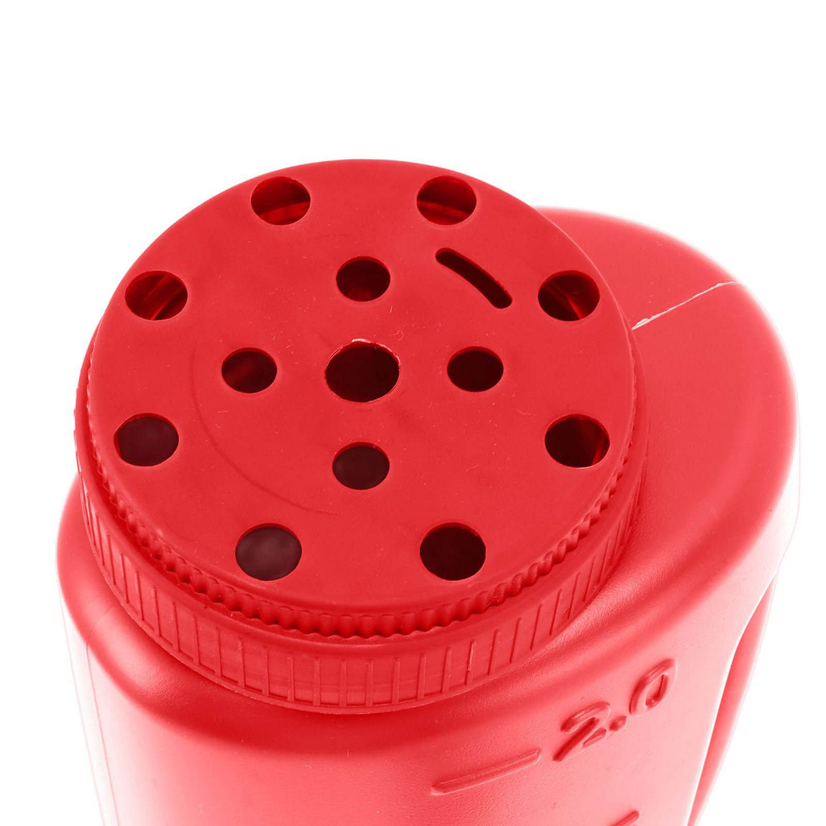 Handheld Fertilizer Spreader Hand Held Grass Seed Spreader Crop Spreading Salt Sowing Pot Red