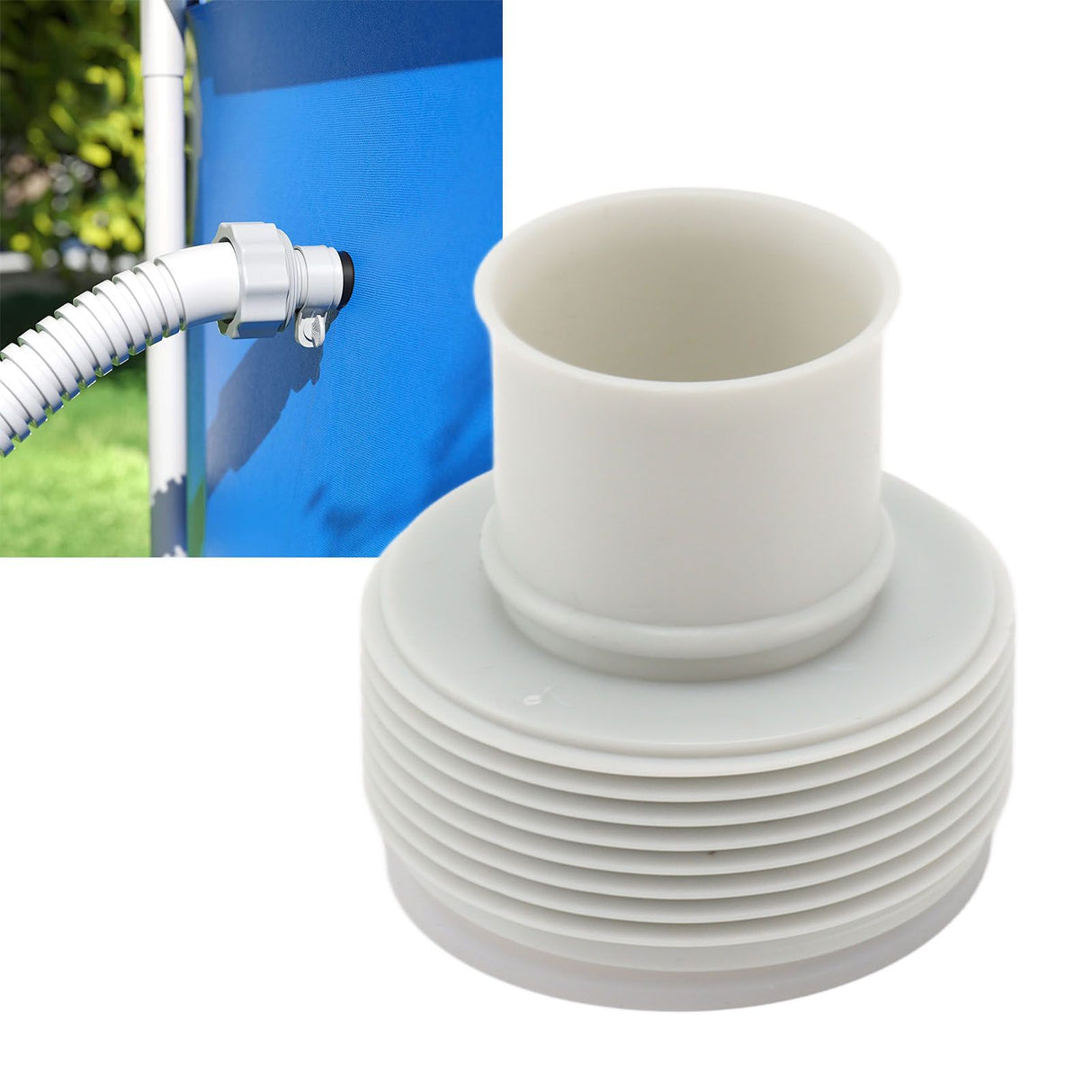 Pool Hose Cuff Threaded Hose Cuff Pool Cleaner Hose Connector Replacement For Intex