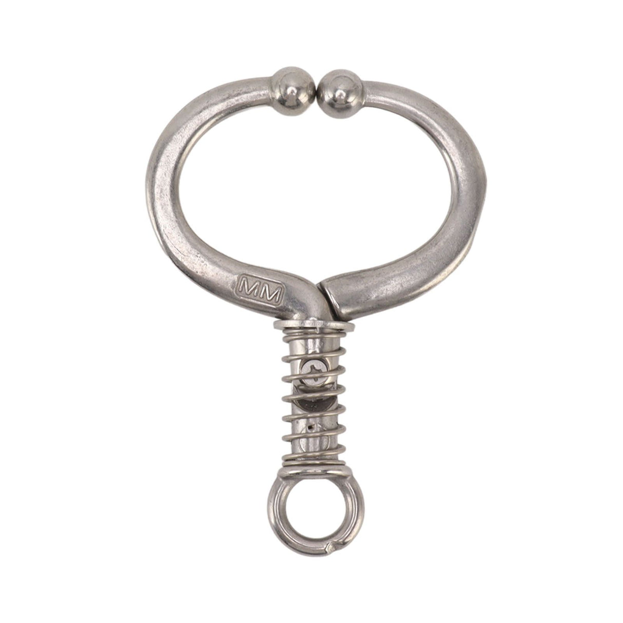 Cattle Nose Ring Durable Stainless Steel Cattle Ring Spherical Cattle Ring Clamp Traction for Home Farm HL Q4D