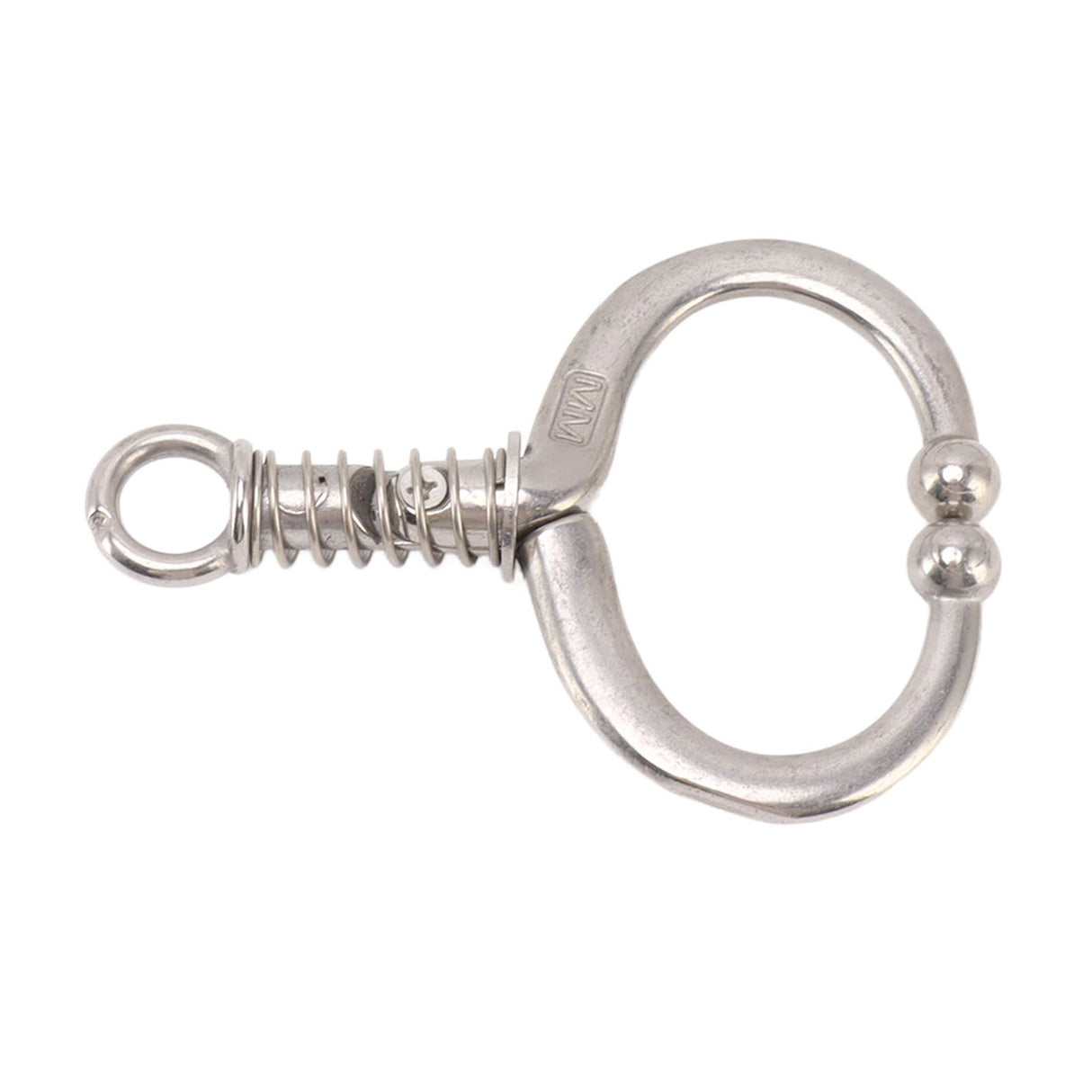 Cattle Nose Ring Durable Stainless Steel Cattle Ring Spherical Cattle Ring Clamp Traction for Home Farm HL Q4D