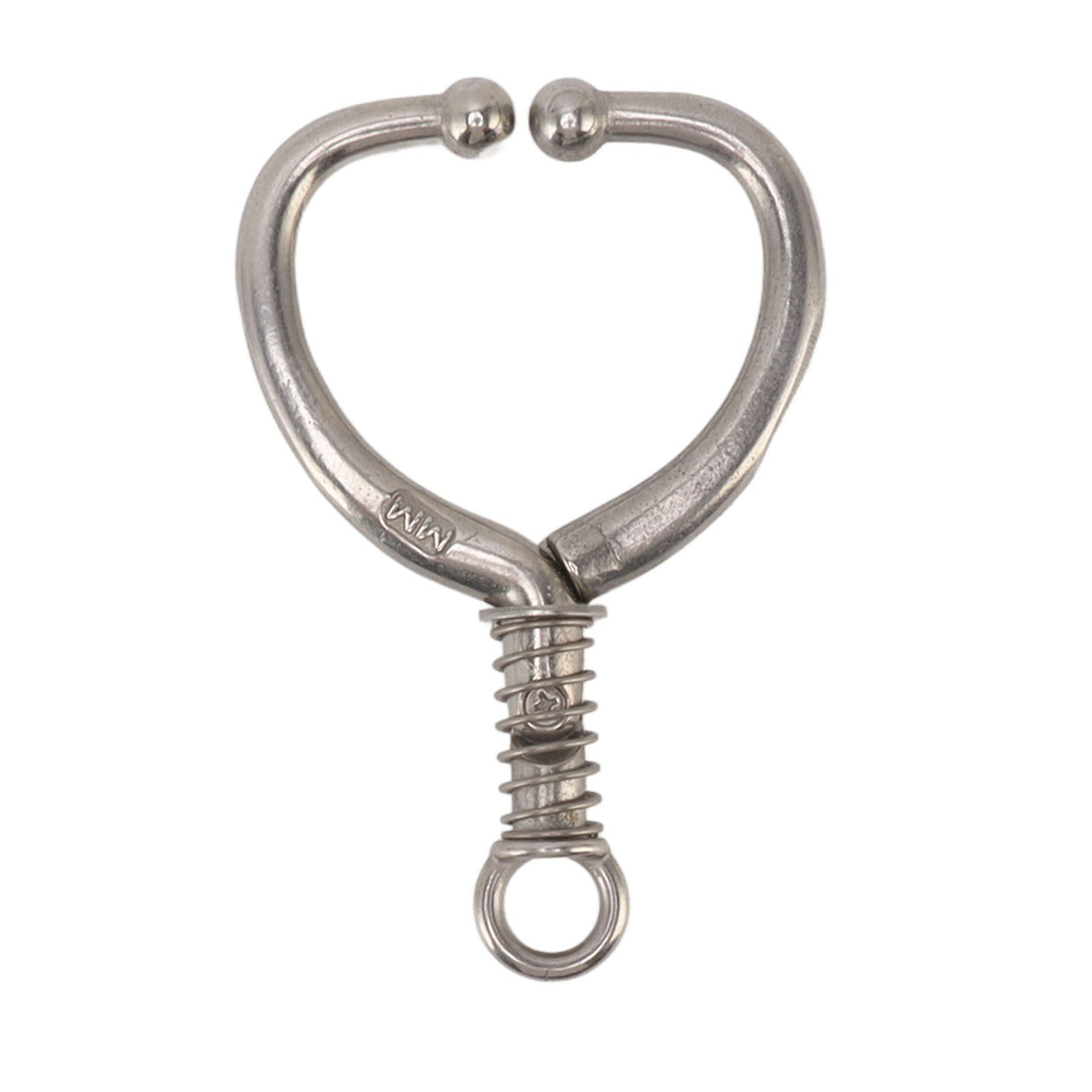 Cattle Nose Ring Durable Stainless Steel Cattle Ring Spherical Cattle Ring Clamp Traction for Home Farm HL Q4E