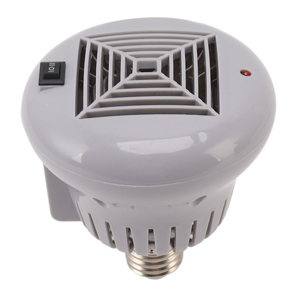 E27 50W to 100W Pet Heating Bulb with Grey Housing 220V 3 Gears Adjustable Basking Light Bulb for Reptile Small Pet Box