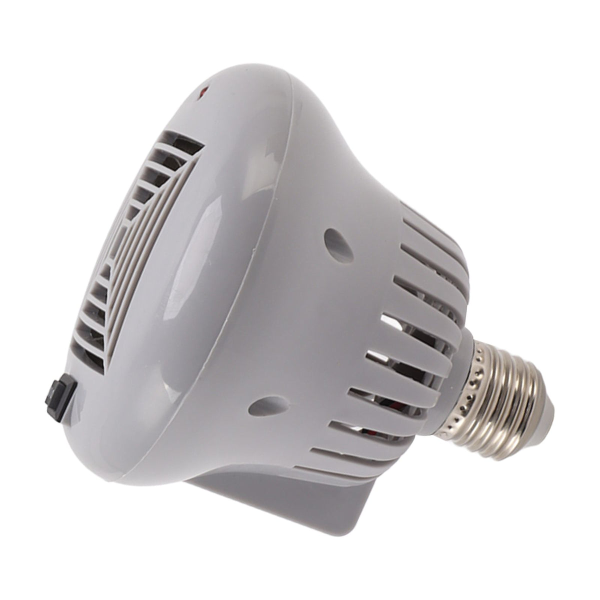 E27 50W to 100W Pet Heating Bulb with Grey Housing 220V 3 Gears Adjustable Basking Light Bulb for Reptile Small Pet Box