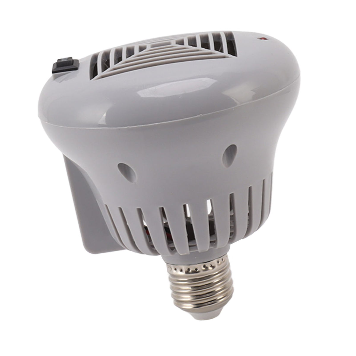 E27 50W to 100W Pet Heating Bulb with Grey Housing 220V 3 Gears Adjustable Basking Light Bulb for Reptile Small Pet Box
