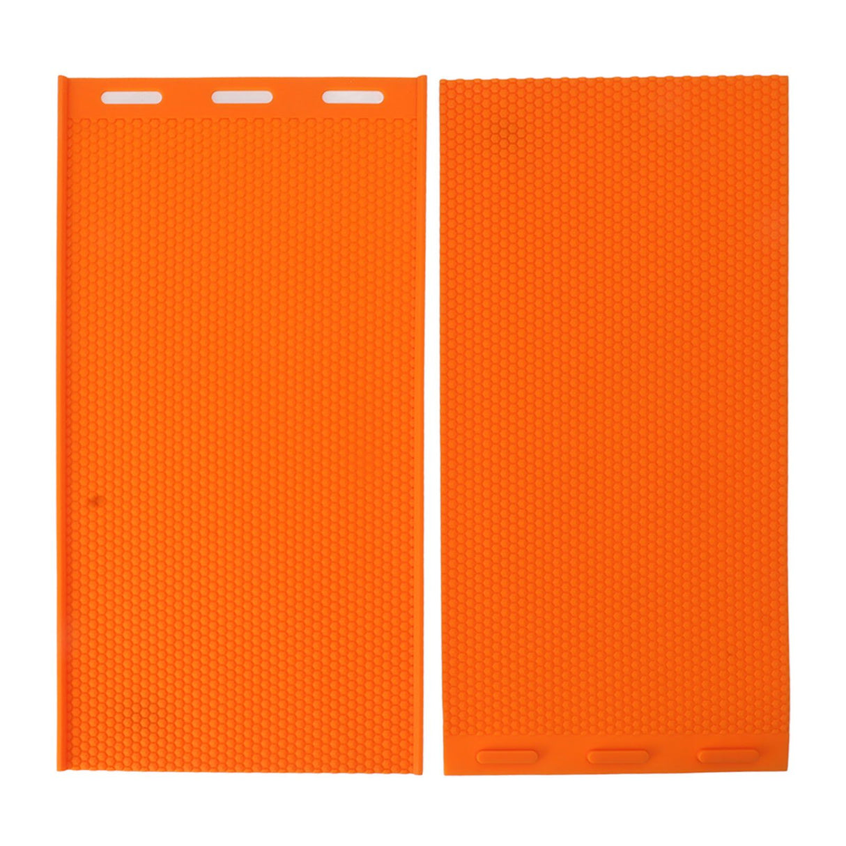 2 Sheets 5.4mm Silicone Beeswax Mold Beeswax Foundation Press Embosser Honeycomb Sheets Mold Bee Keeping Supplies Orange