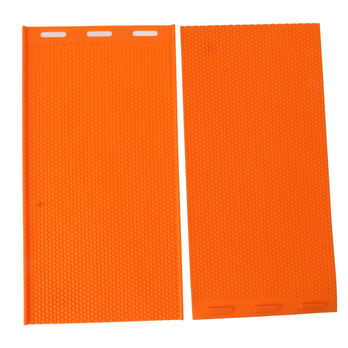 2 Sheets 5.4mm Silicone Beeswax Mold Beeswax Foundation Press Embosser Honeycomb Sheets Mold Bee Keeping Supplies Orange