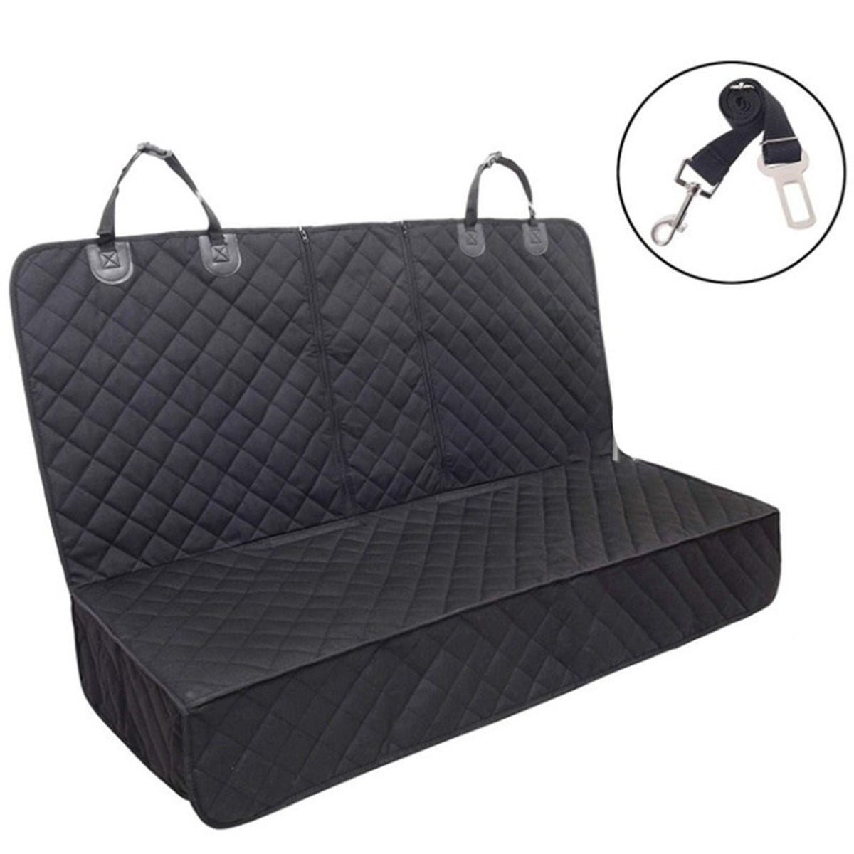 Dog Car Seat Cover Soft Waterproof Oxford Cloth Breathable Foldable Car Back Seat Cover for Pet Dogs Cats Travel Camping