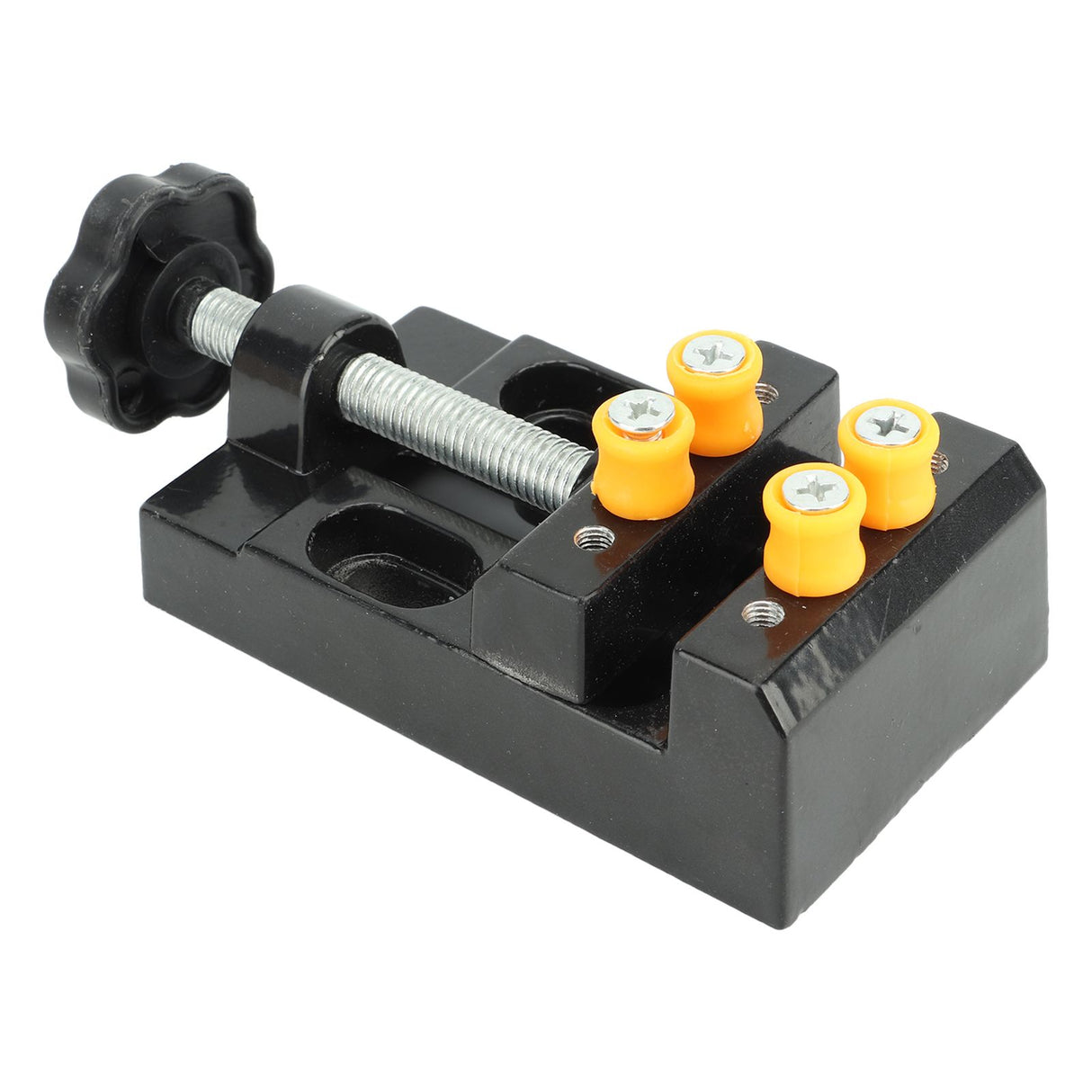 Mini Bench Vice Clamp Aluminum Alloy Mini Flat Clamp Opening Parallel Table Vise for DIY Sculpture Craft Carving Tool