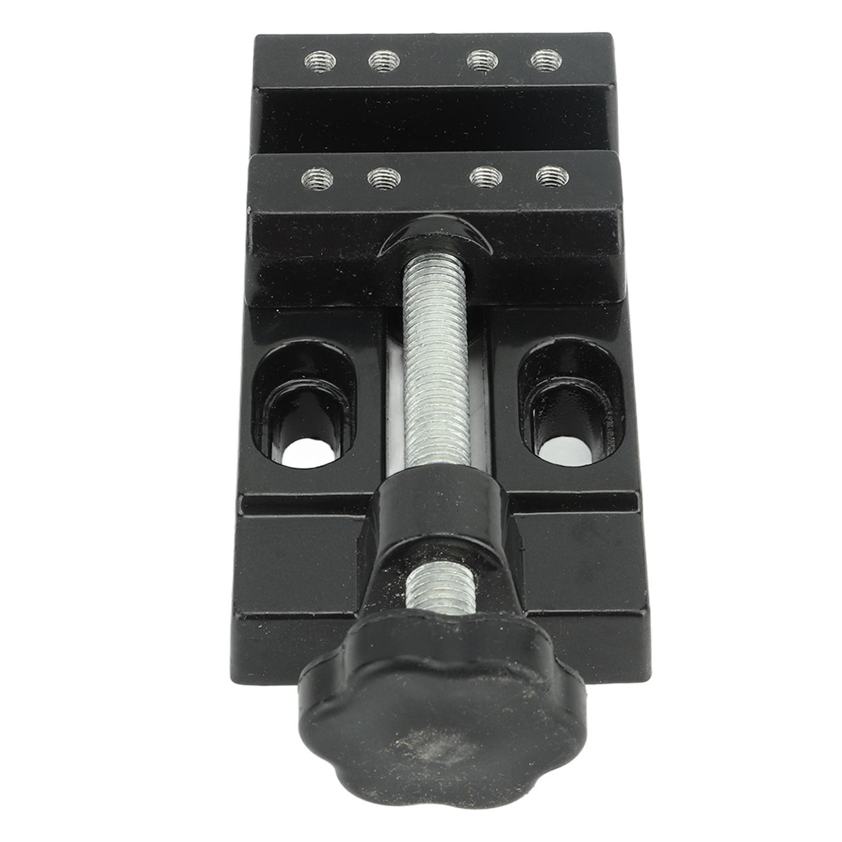 Mini Bench Vice Clamp Aluminum Alloy Mini Flat Clamp Opening Parallel Table Vise for DIY Sculpture Craft Carving Tool