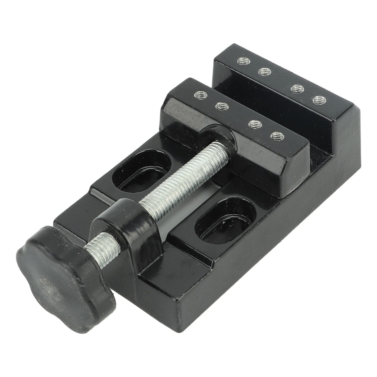 Mini Bench Vice Clamp Aluminum Alloy Mini Flat Clamp Opening Parallel Table Vise for DIY Sculpture Craft Carving Tool