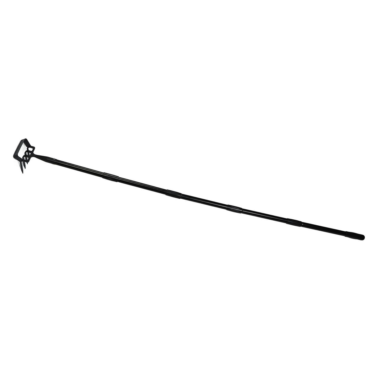 Weeding Rake Adjustable Length Stainless Steel Ergonomic Handle Hand Rake Garden Tool for Cultivating Loosening 5 Sections