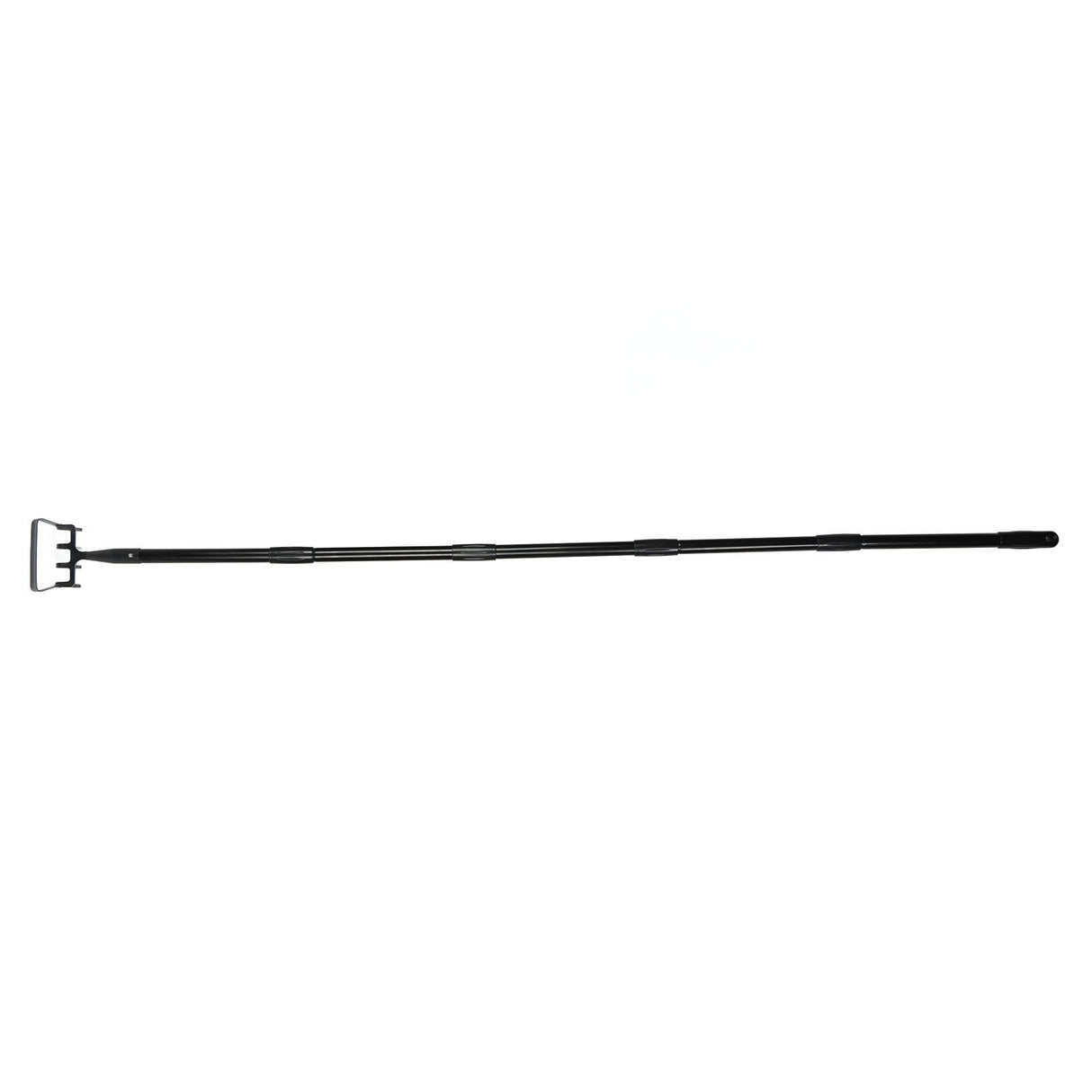 Weeding Rake Adjustable Length Stainless Steel Ergonomic Handle Hand Rake Garden Tool for Cultivating Loosening 5 Sections