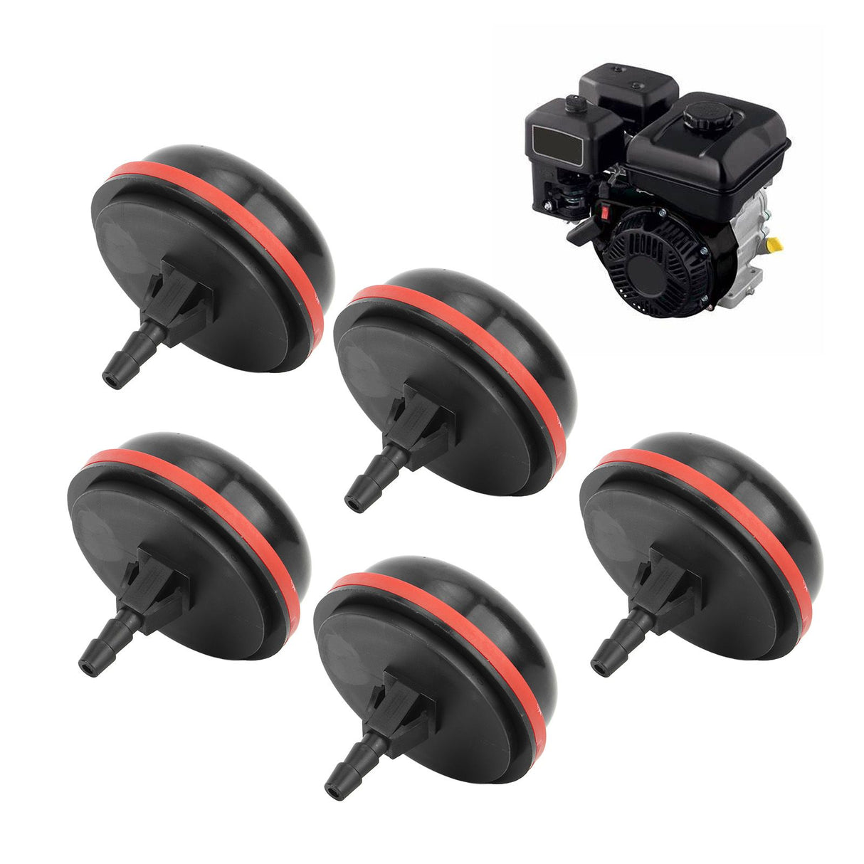 5Pcs Carburetor Carb Primer Bulb Fit for Snowblowers 793382 790221 Engine Replacements Parts