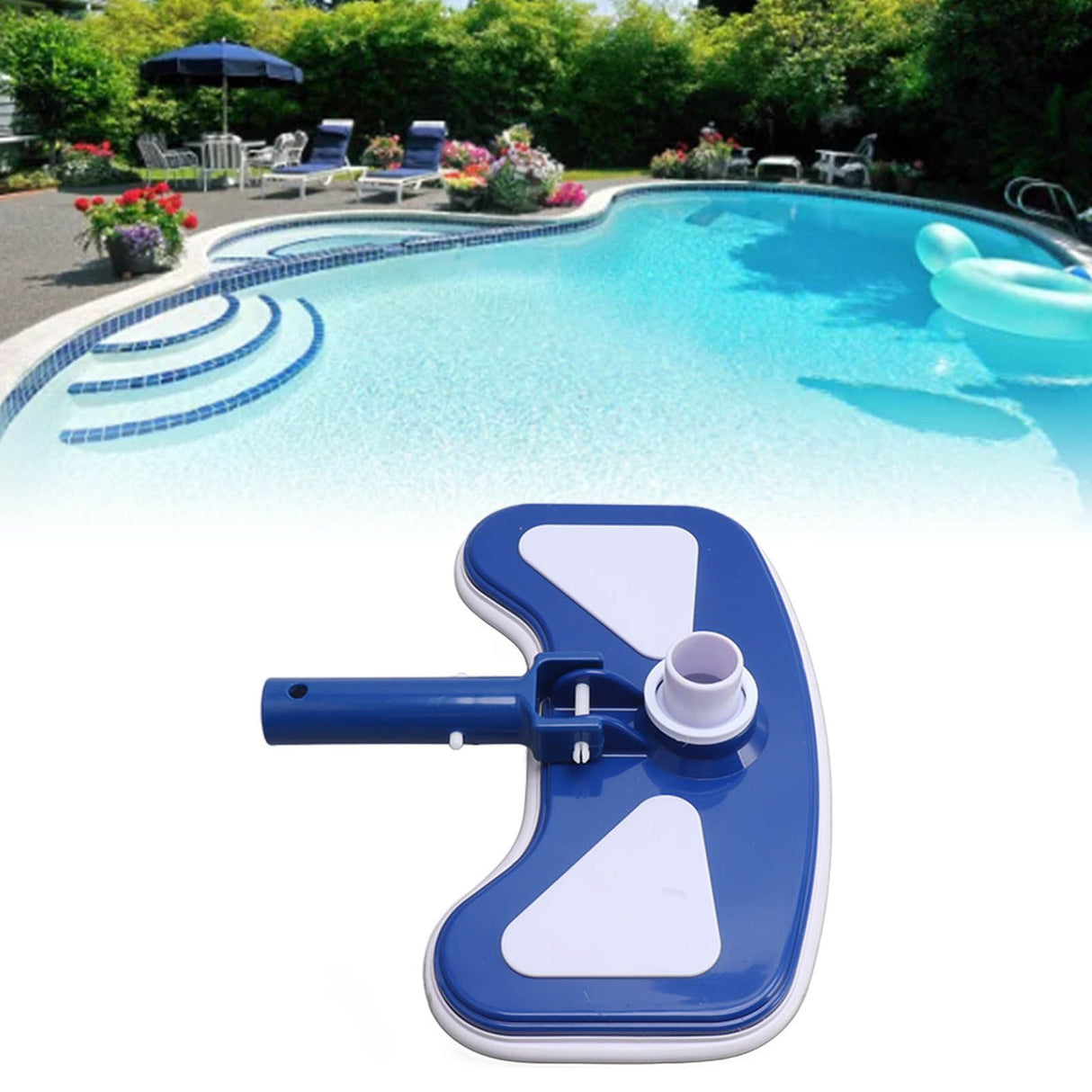 Swimming Pool Clean Head ABS Easy To Operate Efficient Pool Head Suction Pool Cleaning Accessories for Water Parks Style 1