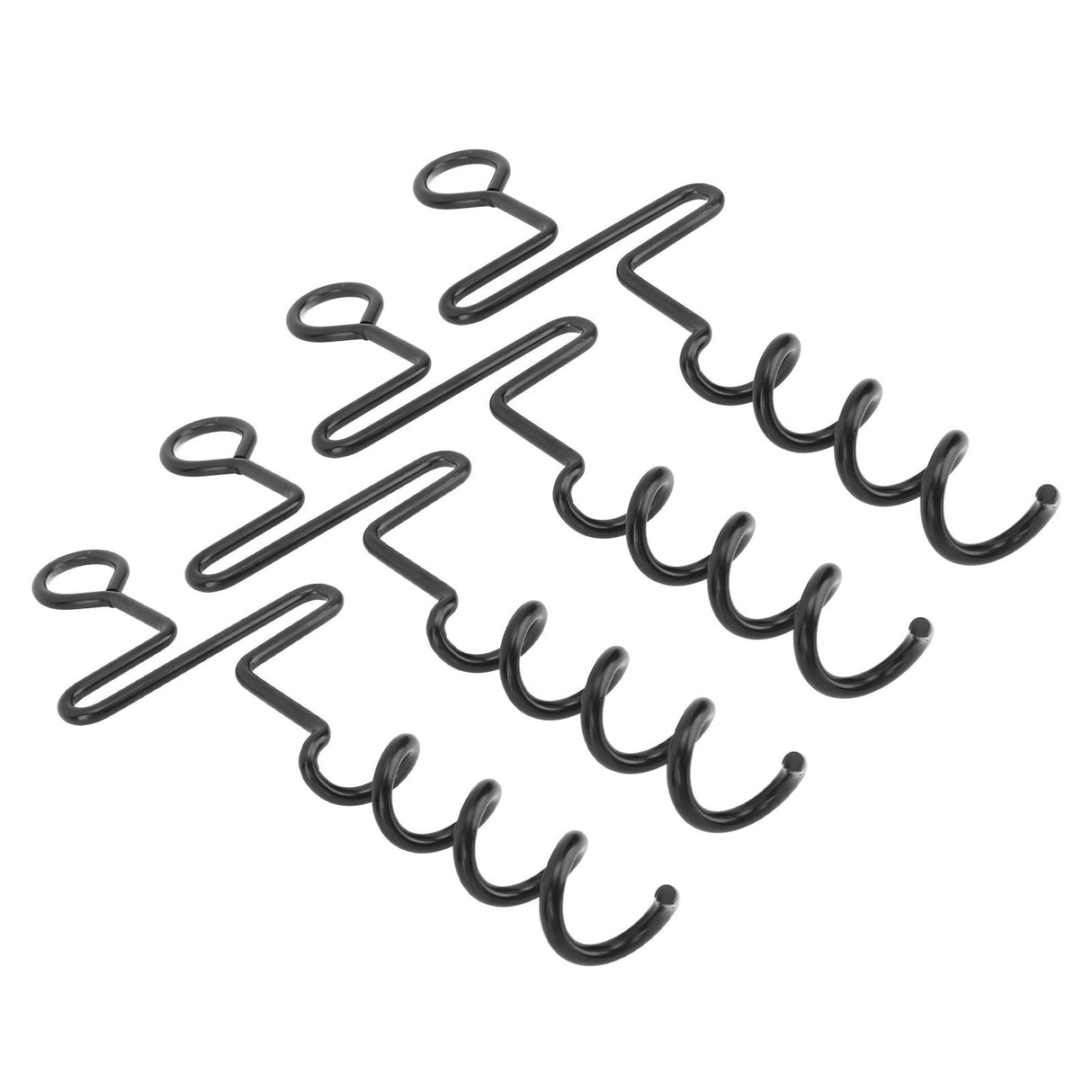 4PCS Spiral Tent Tacks Iron Stable Spiral Type Heavy Duty Spiral Tent Stake for Tent Trampolines Garden Fence
