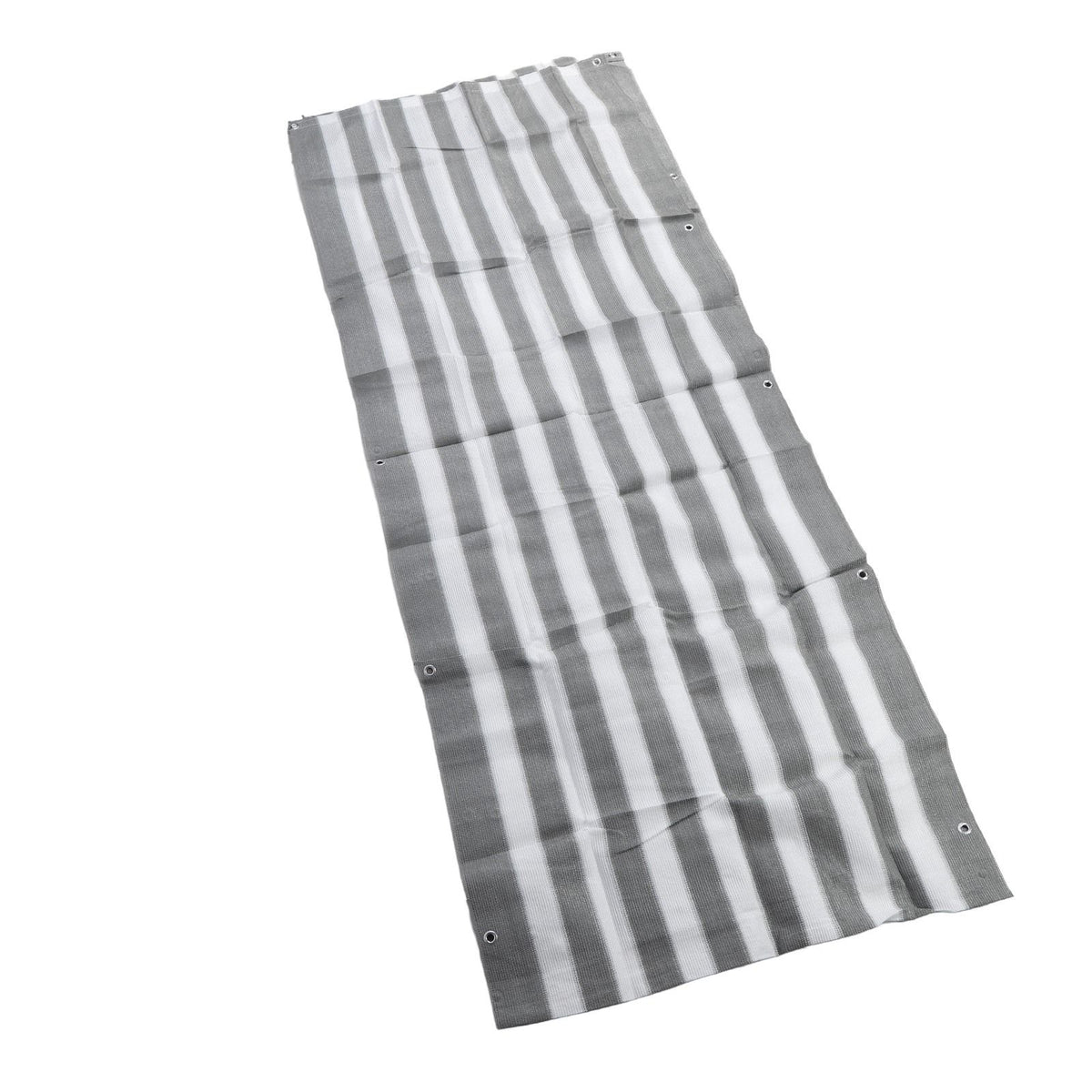 Balcony Privacy Screen Fence Cover HDPE UV Protection Privacy Screen Fence for Deck Patio Backyard Outdoor Pool Greyish White