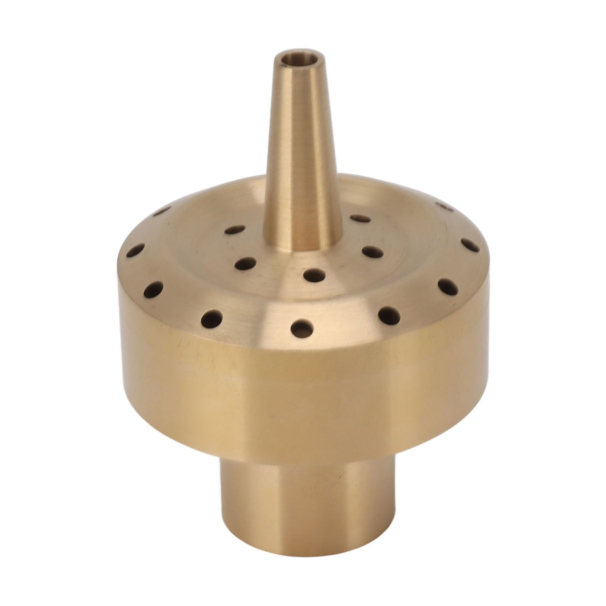 Water Fountain Nozzle Brass Fountain Nozzle Column Sprinkler Spray Head for Garden Pond Bring Beautiful Visual Effects G3/4in