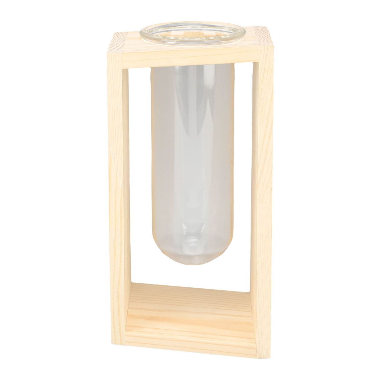 Glass Test Tube Plant Terrarium Multipurpose Innovative Hand Crafted Desktop Plant Terrarium for Hydroponic Plants Logs