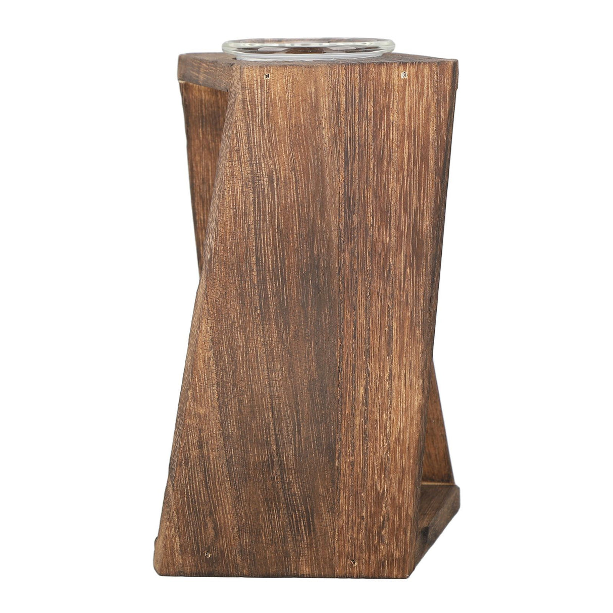 Glass Test Tube Plant Terrarium Multipurpose Innovative Hand Crafted Desktop Plant Terrarium for Hydroponic Plants Carbon Grill
