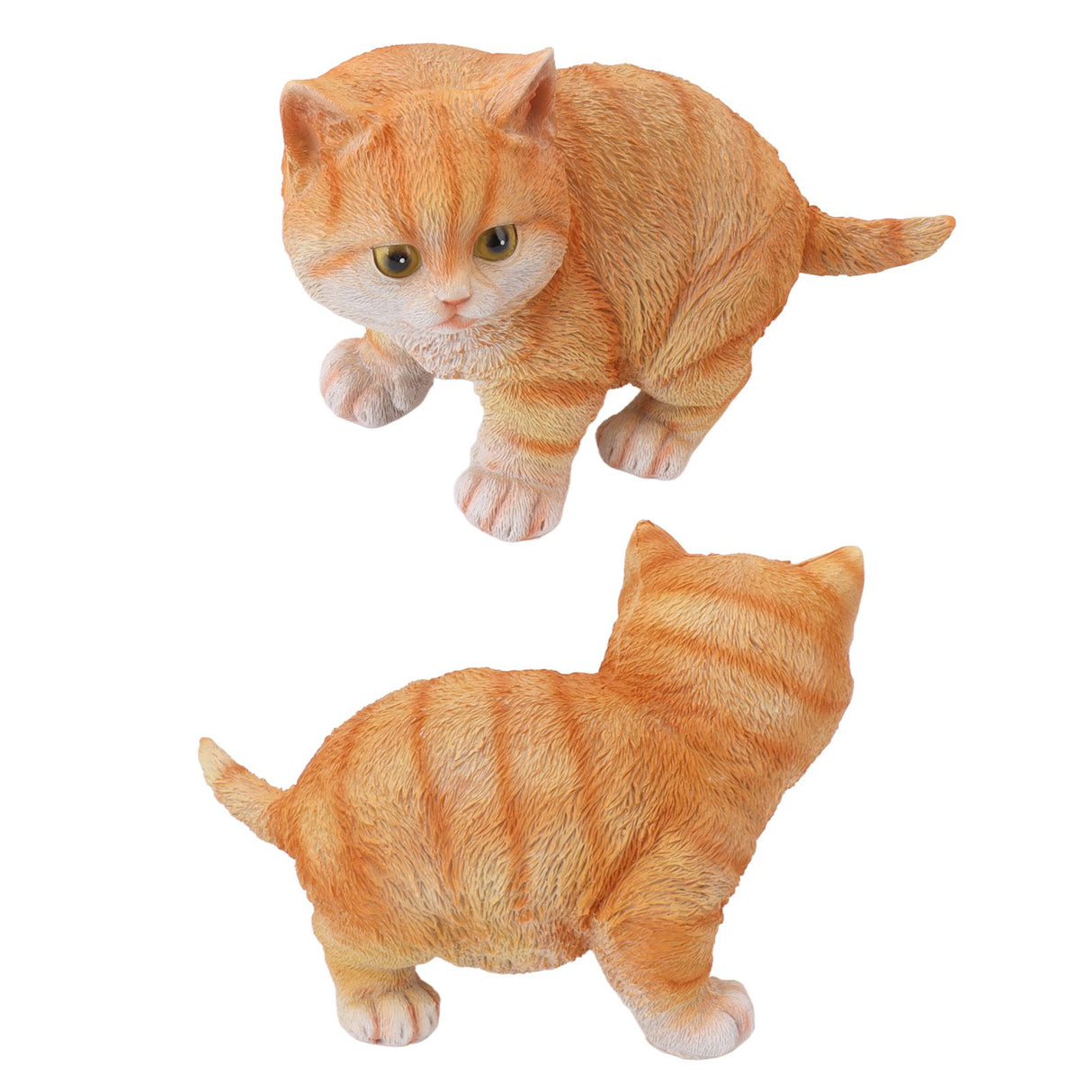 Outdoor Garden Decor Cat Statues Kitten Ornaments Gardening Decorations Gardening Kitten Sculpture