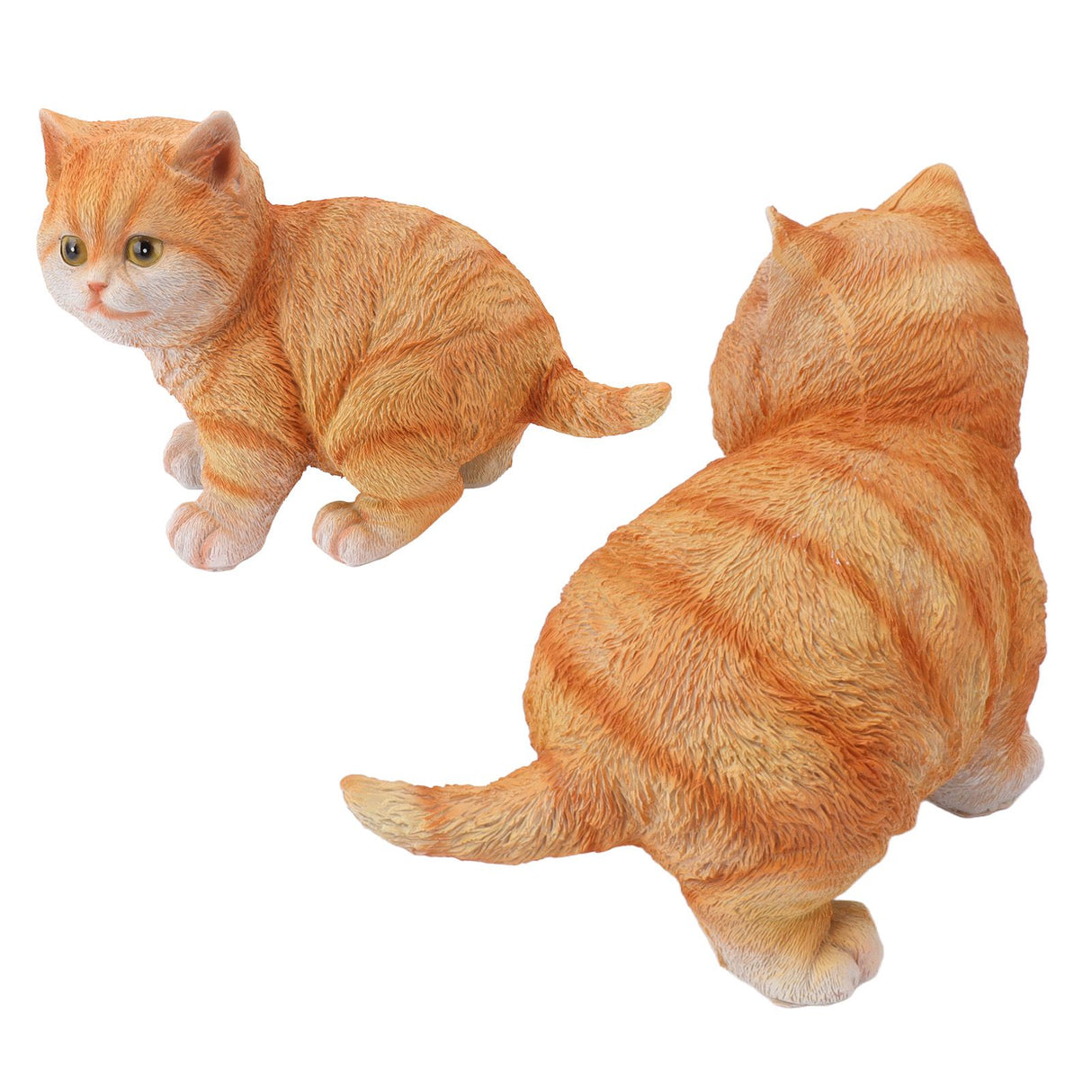Outdoor Garden Decor Cat Statues Kitten Ornaments Gardening Decorations Gardening Kitten Sculpture