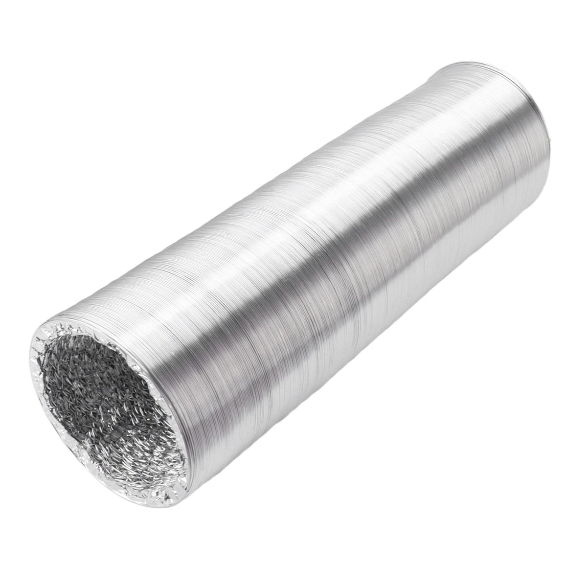 6in Flexible Ducting Hose 4 Layer Flexible Foil Ducting Dryer Air Vent Hose for HVAC Ventilation 5m/16ft