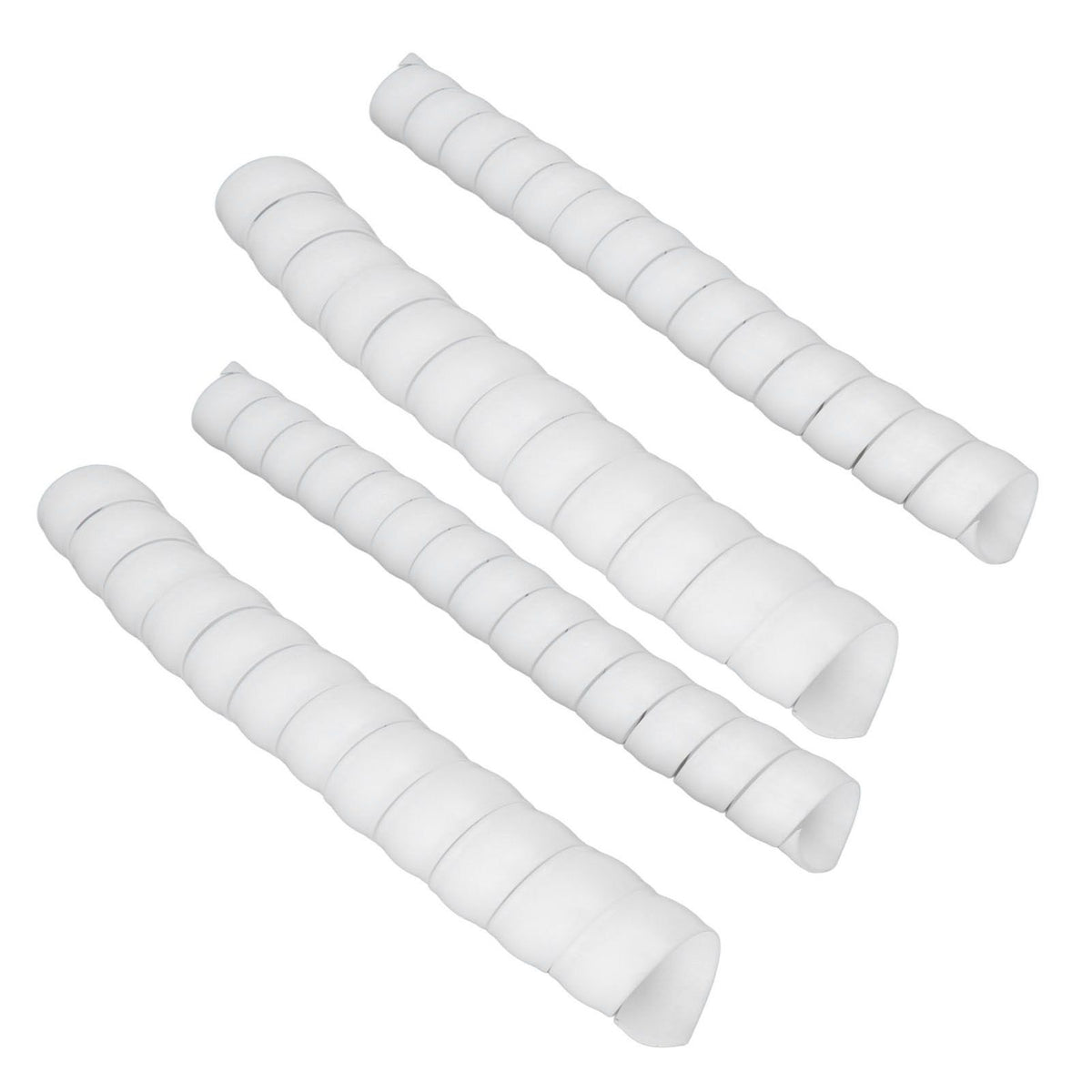 Tree Trunk Protector Plastic Spiral Tree Guard Tree Bark Protector Tube Wraps to Protect Saplings Plants From Deer Rabbit Rodents Mowers 4pcs