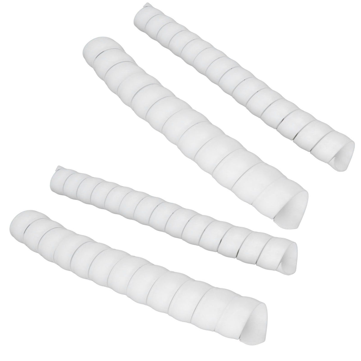 Tree Trunk Protector Plastic Spiral Tree Guard Tree Bark Protector Tube Wraps to Protect Saplings Plants From Deer Rabbit Rodents Mowers 4pcs