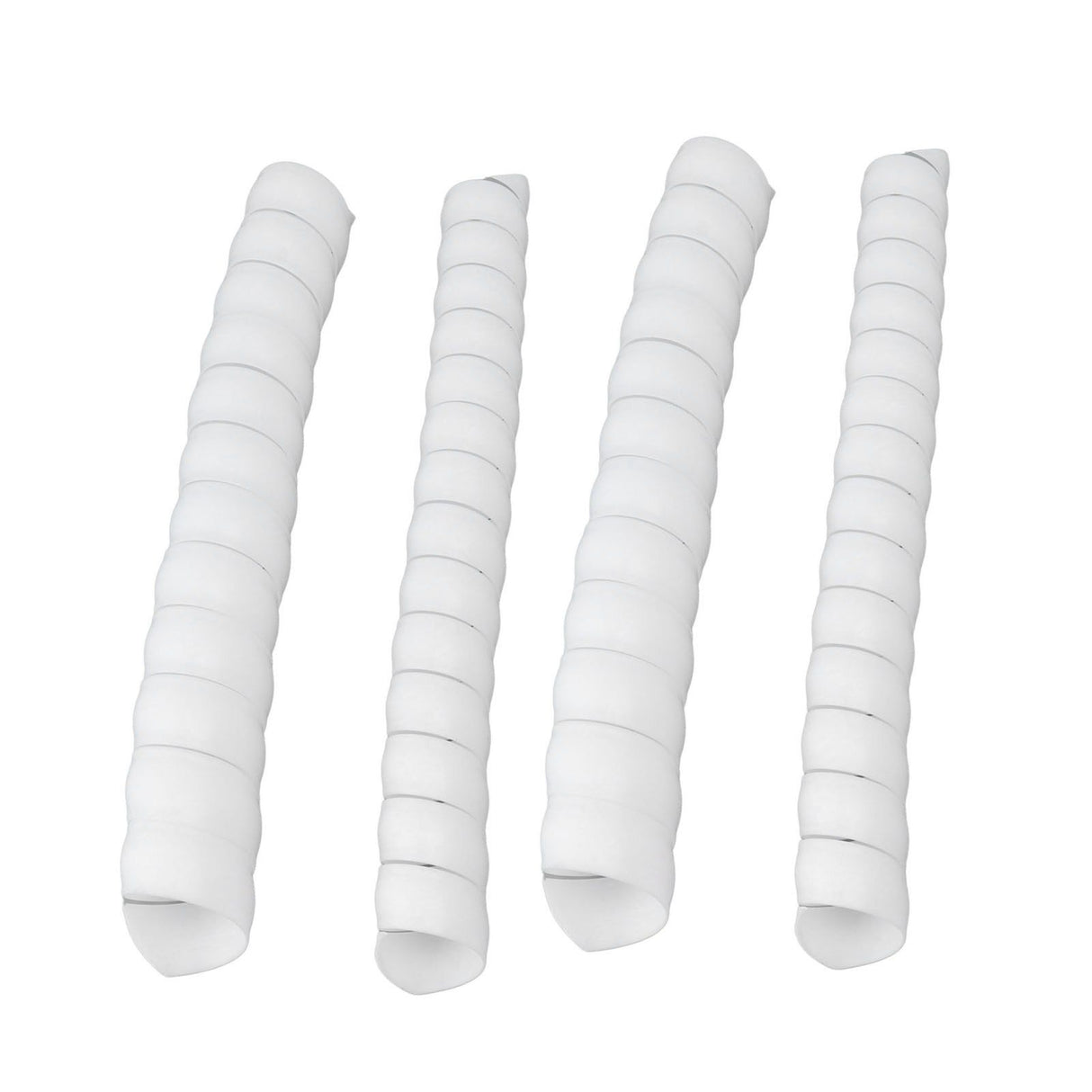 Tree Trunk Protector Plastic Spiral Tree Guard Tree Bark Protector Tube Wraps to Protect Saplings Plants From Deer Rabbit Rodents Mowers 4pcs