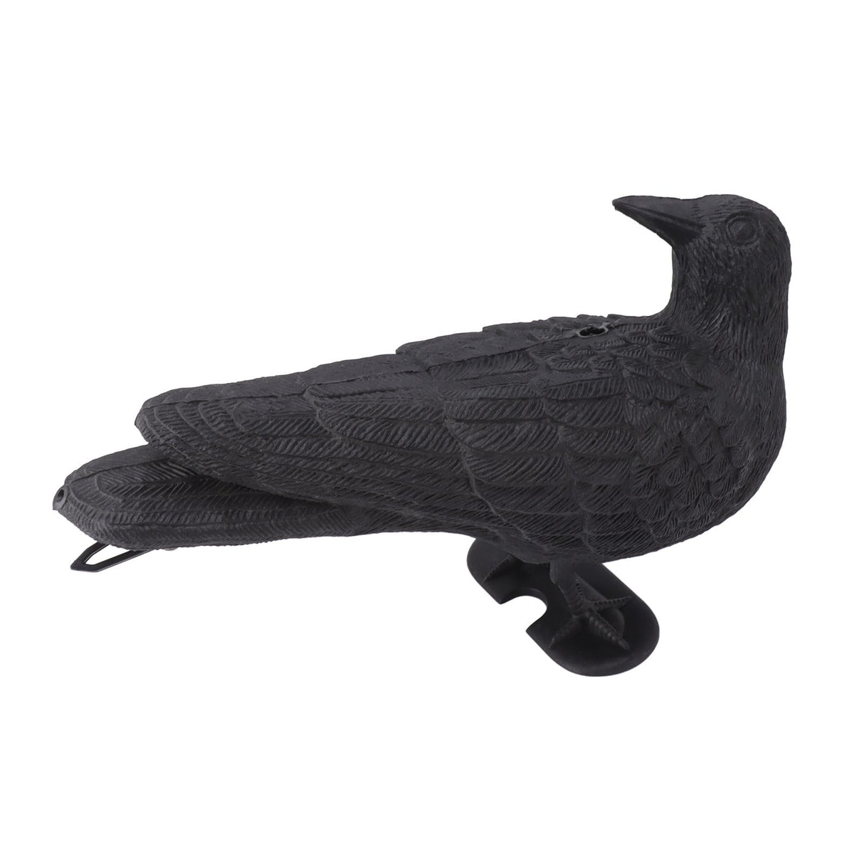 Realistic Elbow Crow Statue Plastic Waterproof Crow Decoys for Yard Garden Patios Halloween Decoration