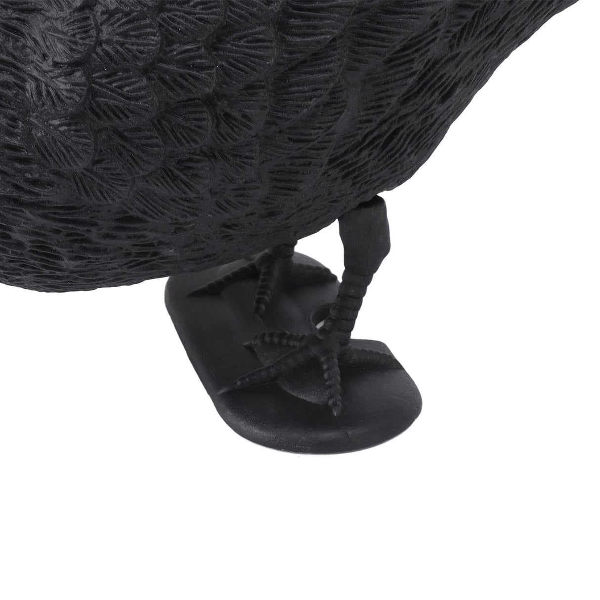 Realistic Elbow Crow Statue Plastic Waterproof Crow Decoys for Yard Garden Patios Halloween Decoration