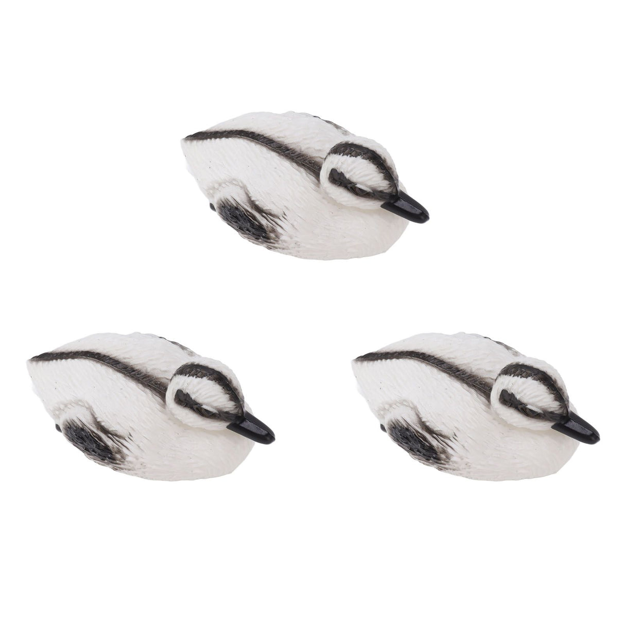 3Pcs Floating Yellow Duckling Realistic Plastic Duck Fish Pond Ornament for Garden Swimming Pool Fishing Pond Water Decoration C Style 12x6.5cm