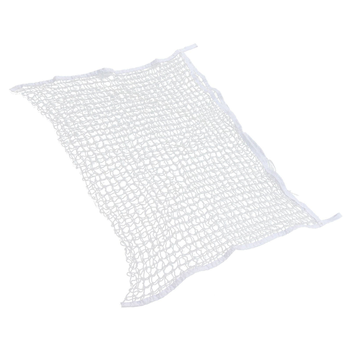 Hay Net Bag PE Woven Rope Mesh Hole Bag Horses Slow Feeder Forage Storage Pouch White 120x90cm / 47.2x35.4in