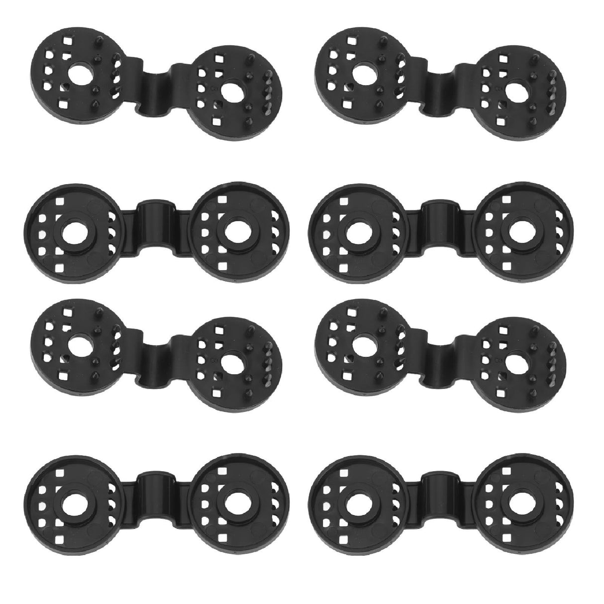 20 Pcs Shade Cloth Lock Grip PP Net Fence Fabric Fixing Clamp for Insect Garden Agricultural Nets