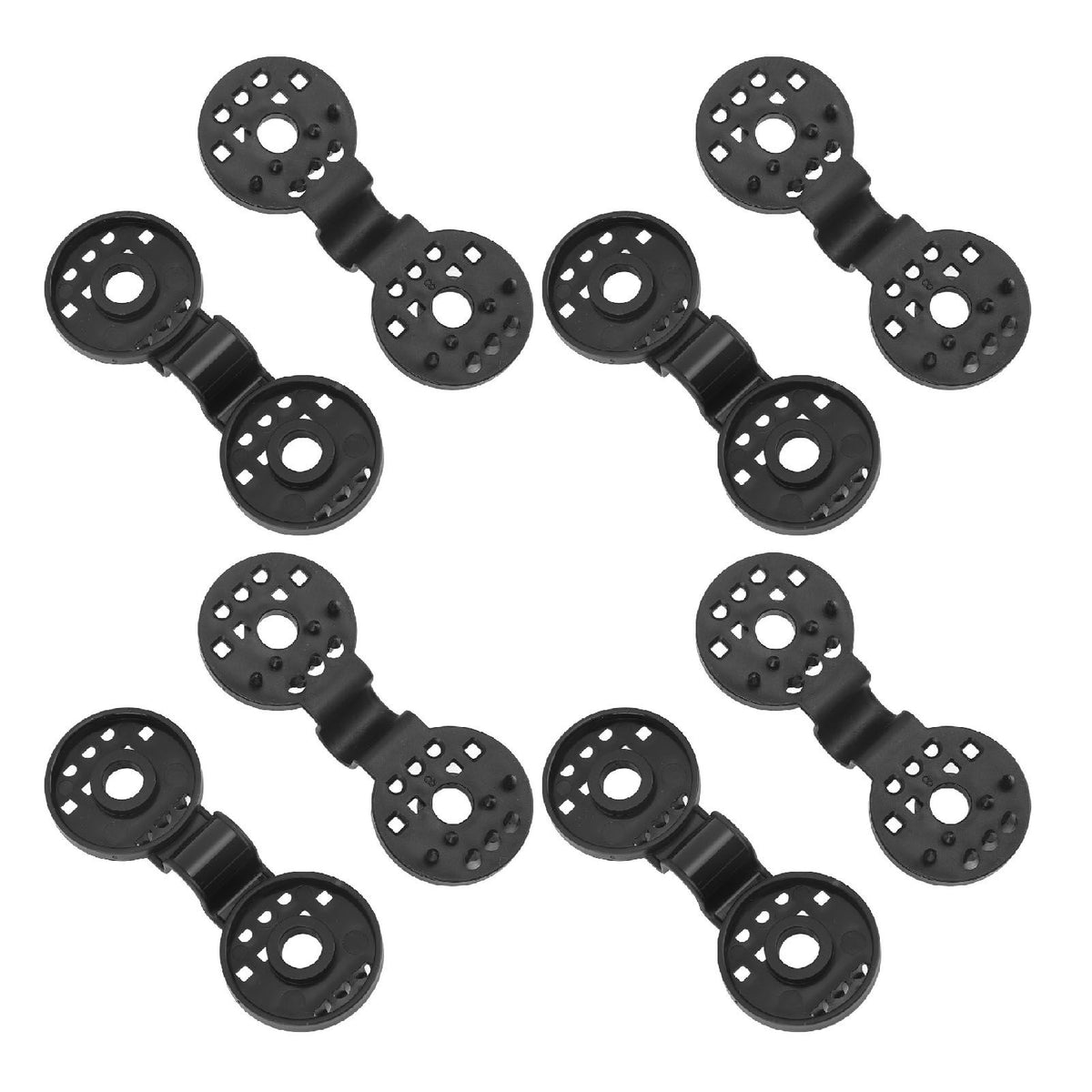 20 Pcs Shade Cloth Lock Grip PP Net Fence Fabric Fixing Clamp for Insect Garden Agricultural Nets