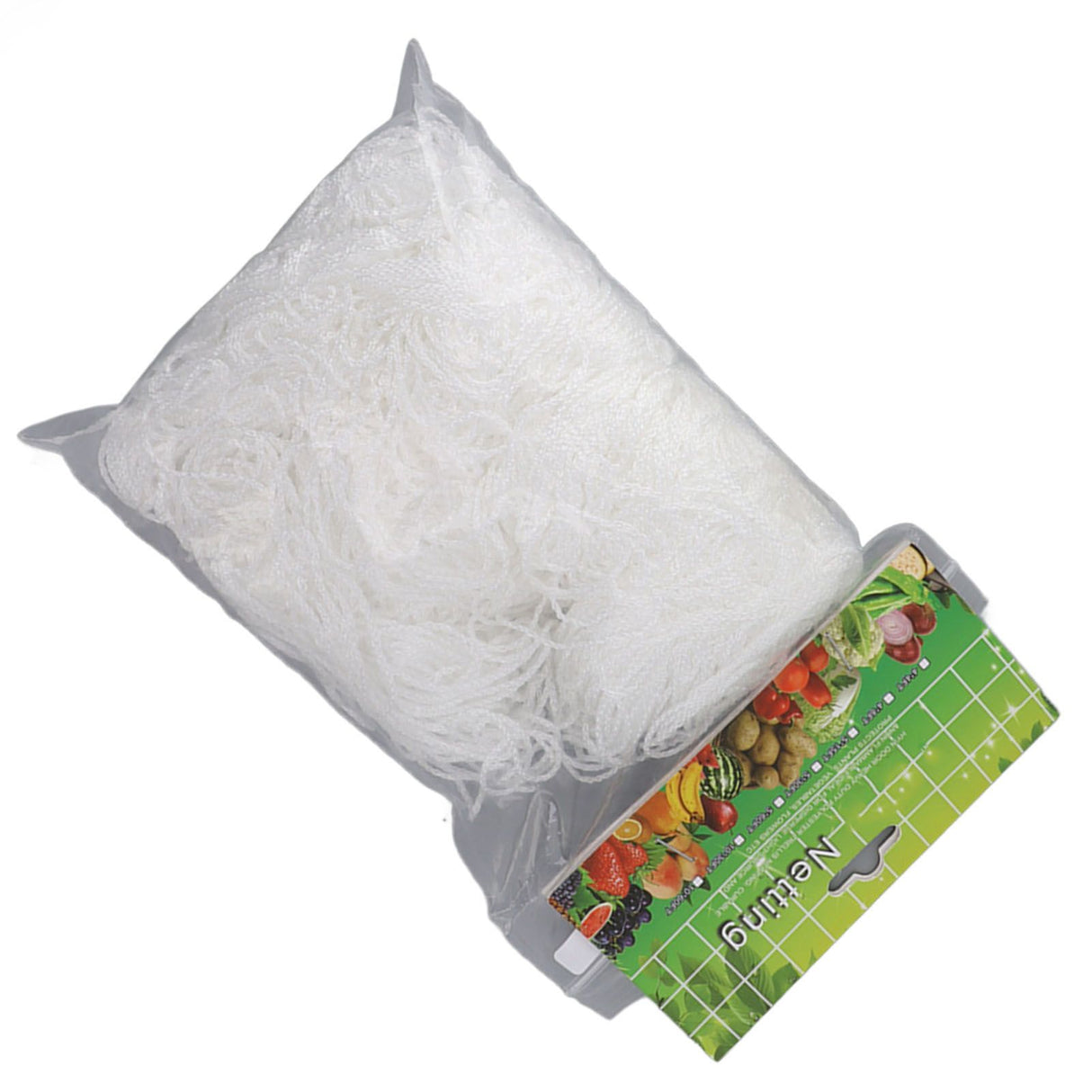 White Garden Plant Trellis Polyester Netting Fruits Vegetables Plants Trellis Net Multi Layer Climbing Plants Trellis Net for Home Yard Farm 5x30FT