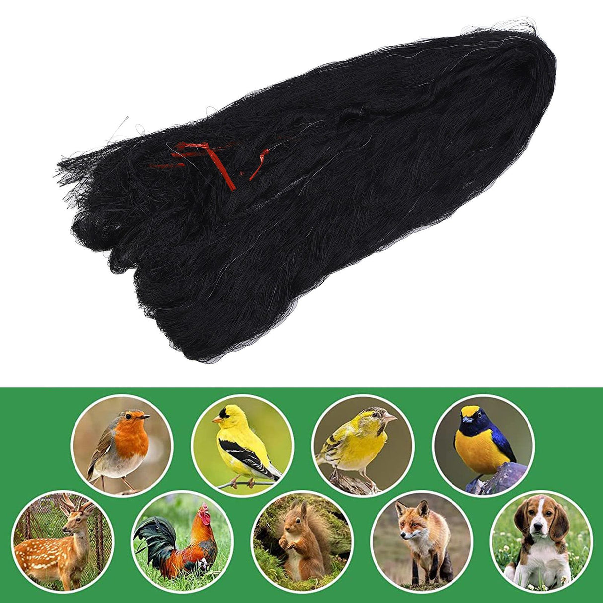 Bird Protective Net Light Weight Reusable Protect Fruit Tree Net for Birds Deer Chickens Ducks Dogs Hole Spacing 5cm/2 in