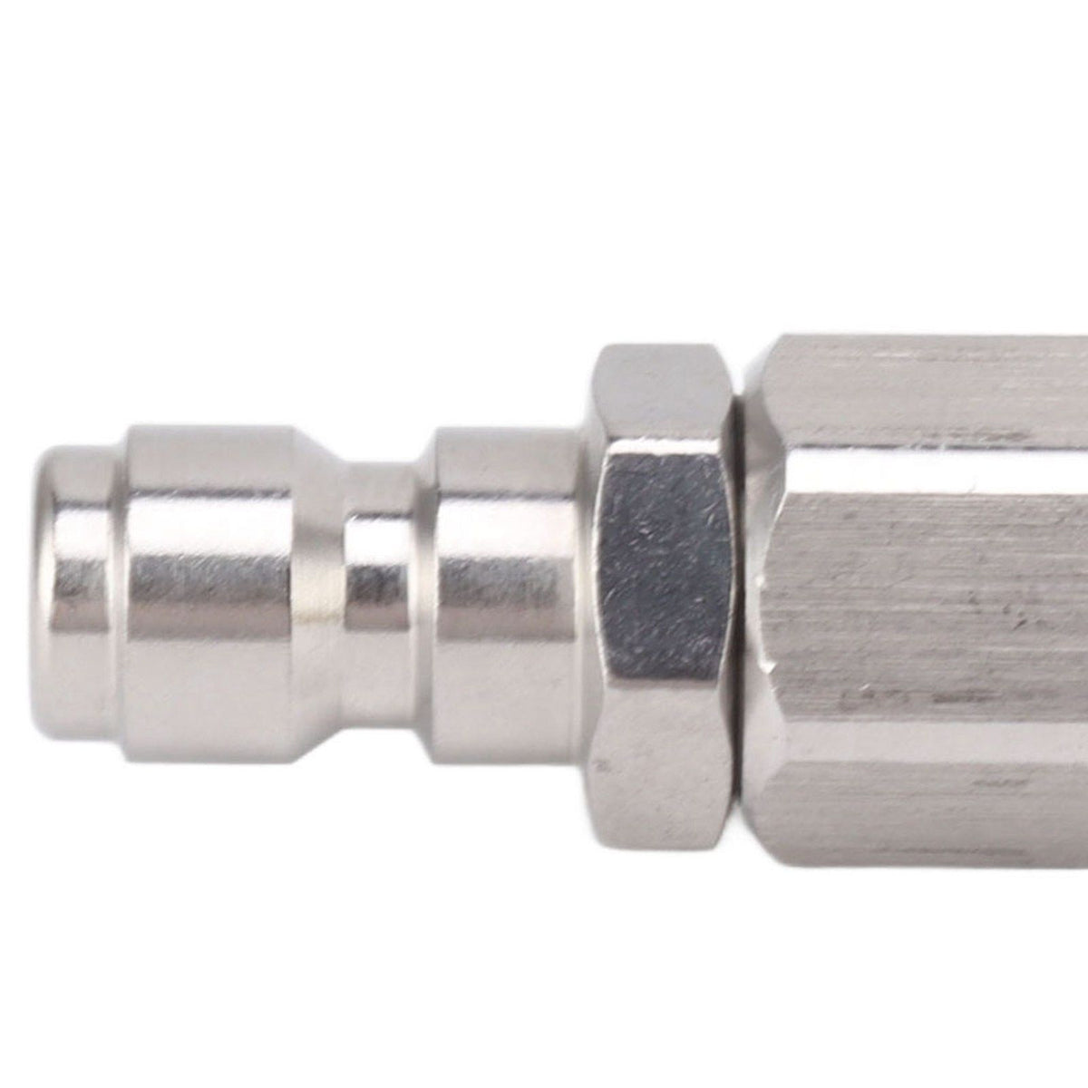 56MM Sewer Jet Nozzle 5000PSI 1 Front 6 Rear Stainless Steel Sewer Jet Nozzle for Pipe Unclogging Toilet Clog Remover