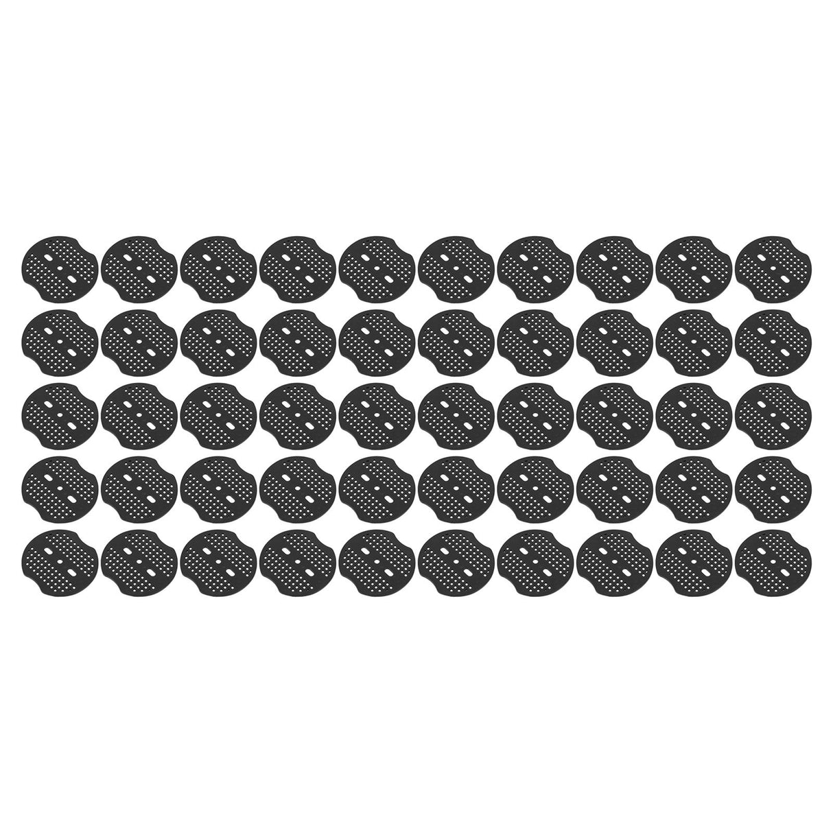 Garden Stakes Gasket Landscape Plastic Gasket Garden Stakes Pad for Weed Barrier Create Sturdier Hold 50pcs